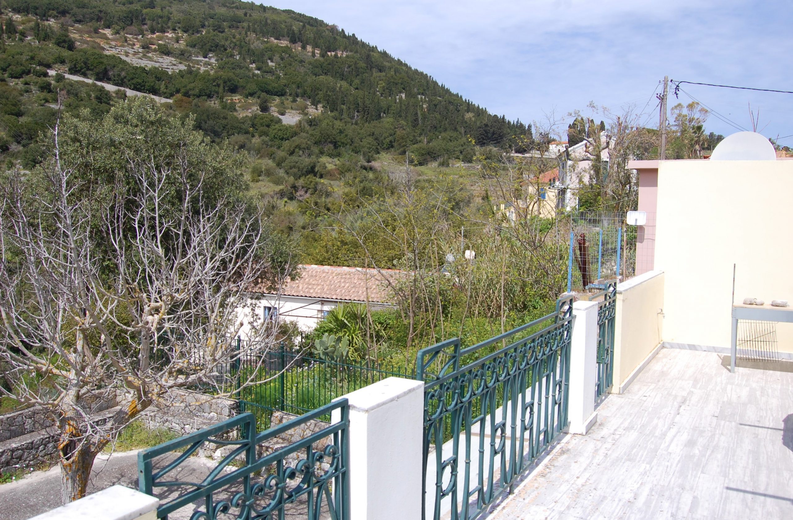 Valley view of house for sale in Ithaca Greece, Exoghi