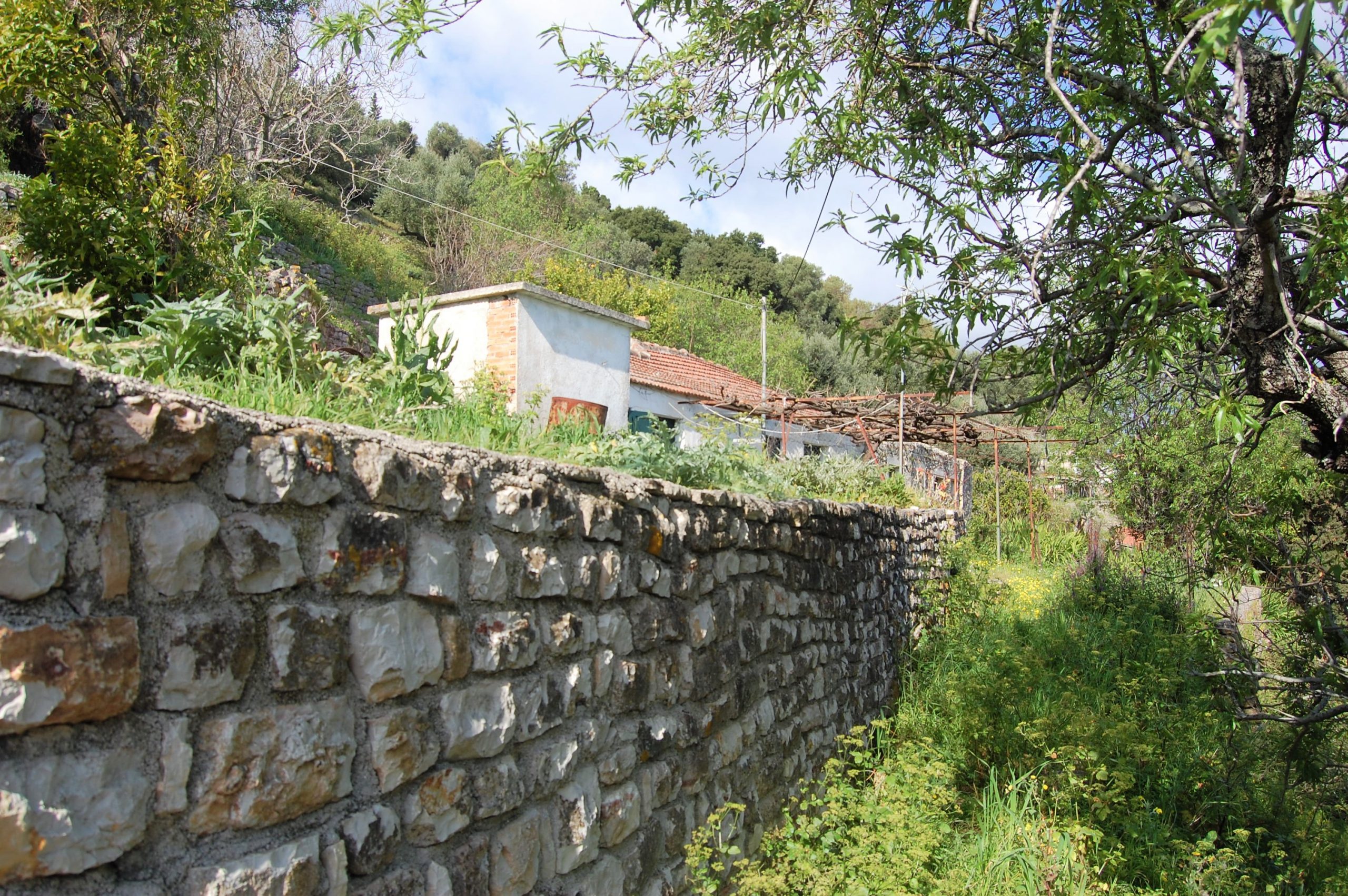 Footpath leading to house for sale in ithaca Greece, Rachi