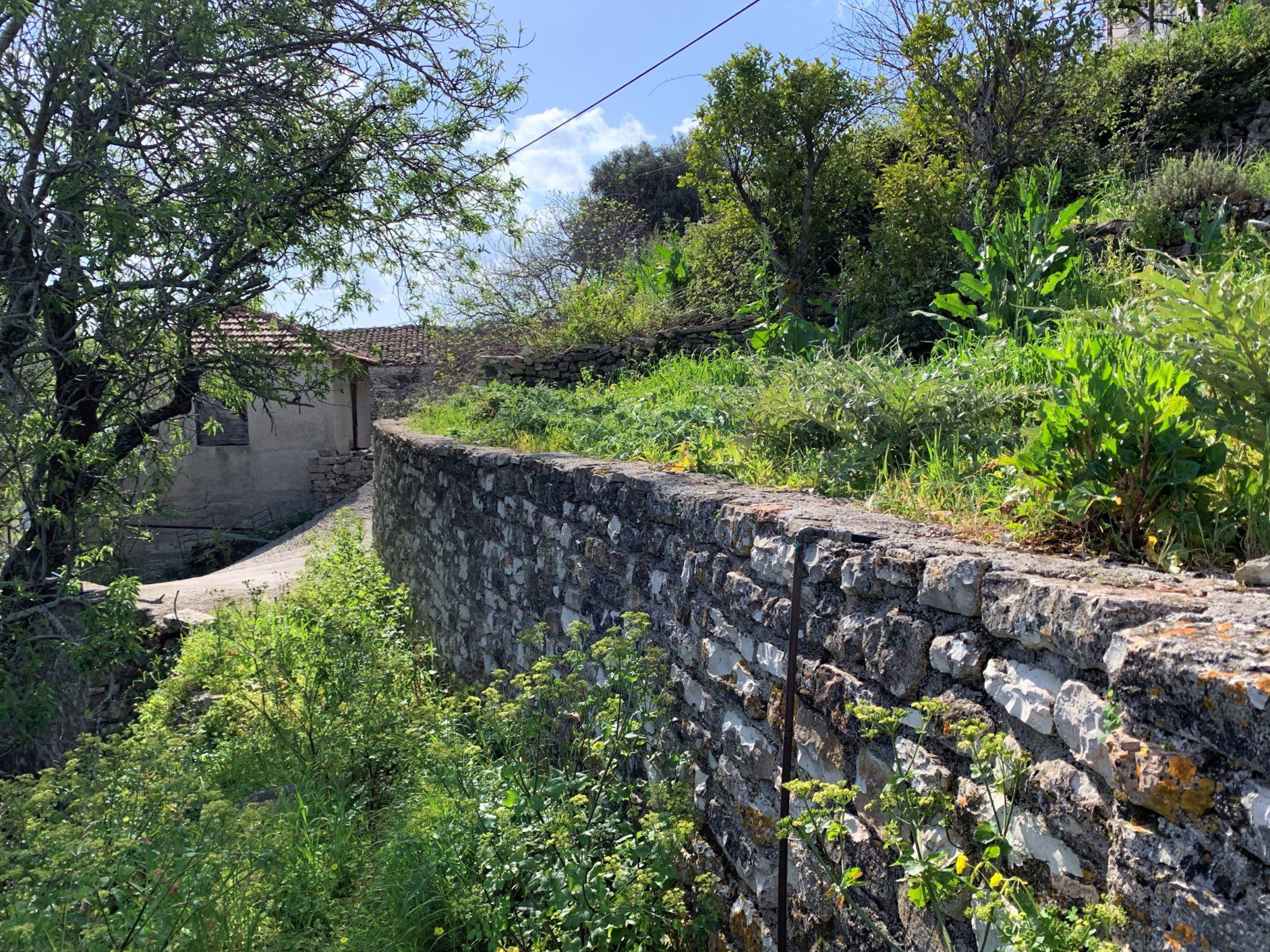 Footpath leading to house for sale in ithaca Greece, Rachi