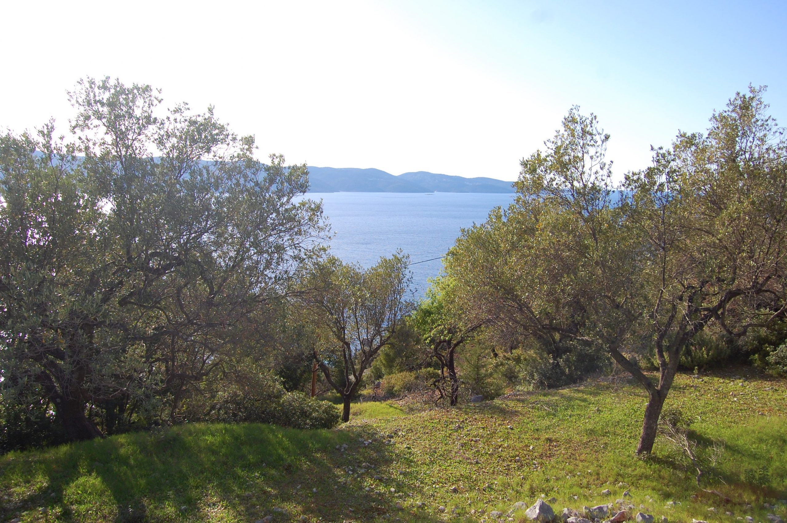 Sea view from land for sale in Ithaca Greece, Ag. Ioannis