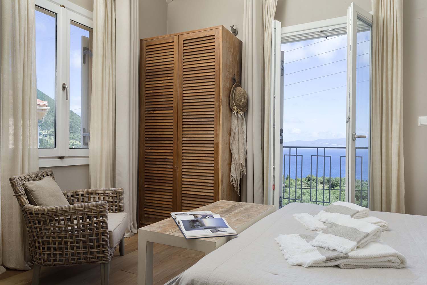 Bedroom of house for sale in Ithaca Greece, Ag. Saranda