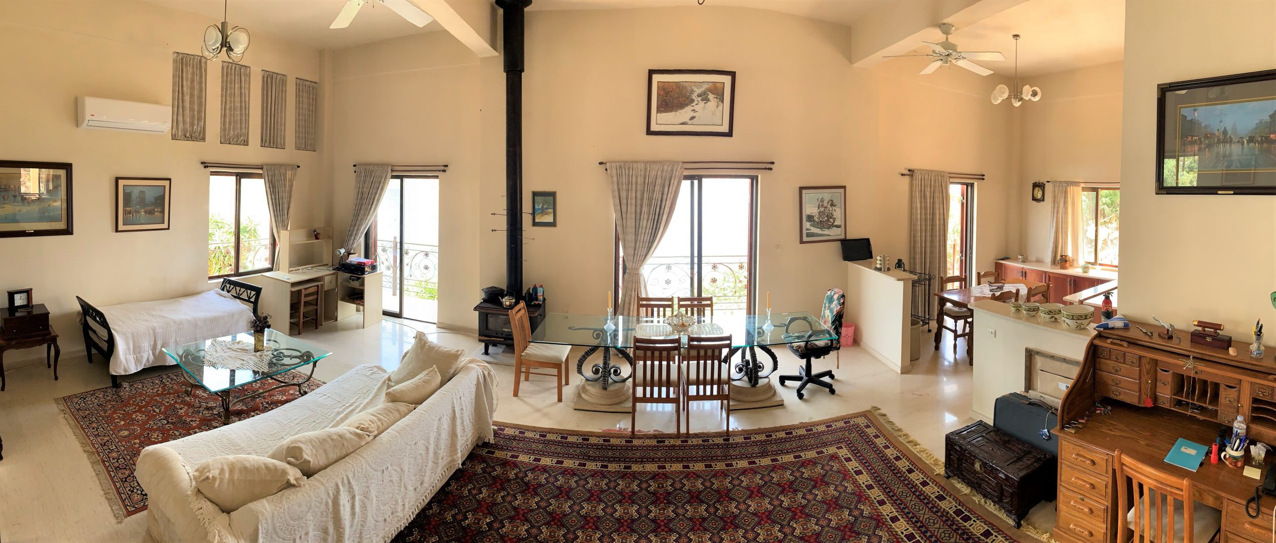 Living room of house for sale in Ithaca Greece, Vathi/Dexa