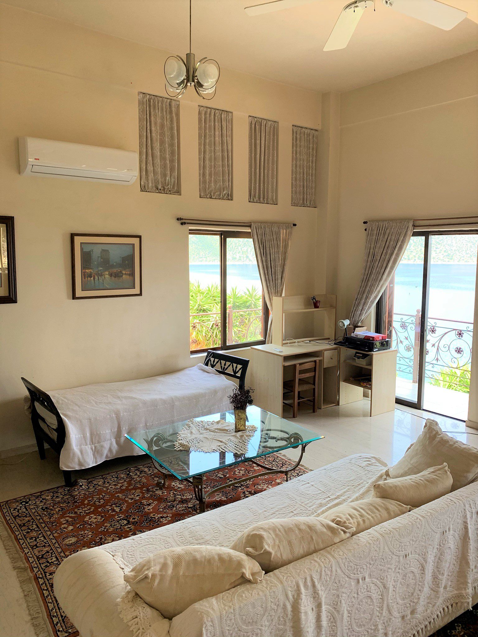 Living room of house for sale in Ithaca Greece, Vathi/Dexa