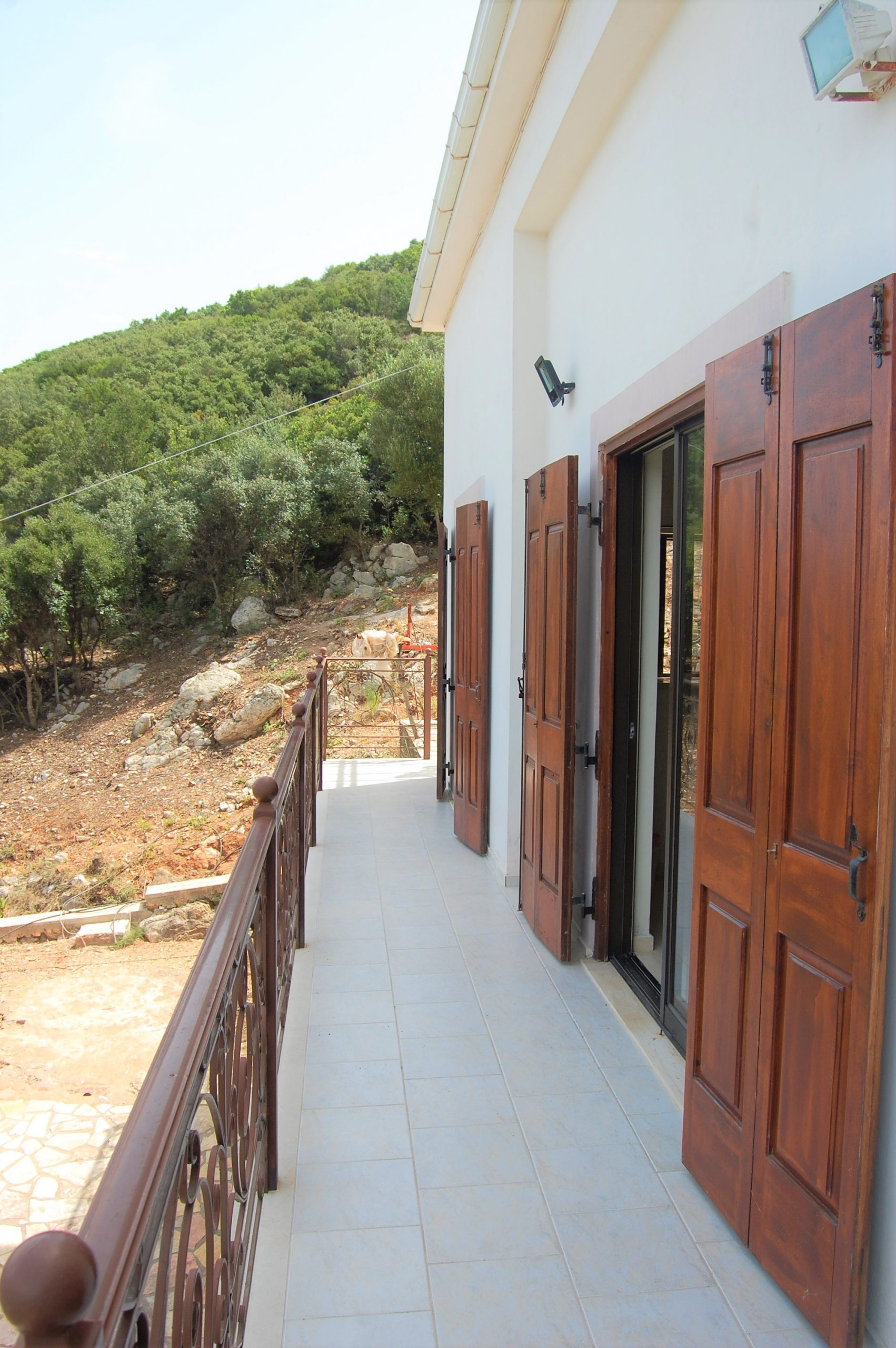 Balcony of house for sale in Ithaca Greece, Vathi/Dexa