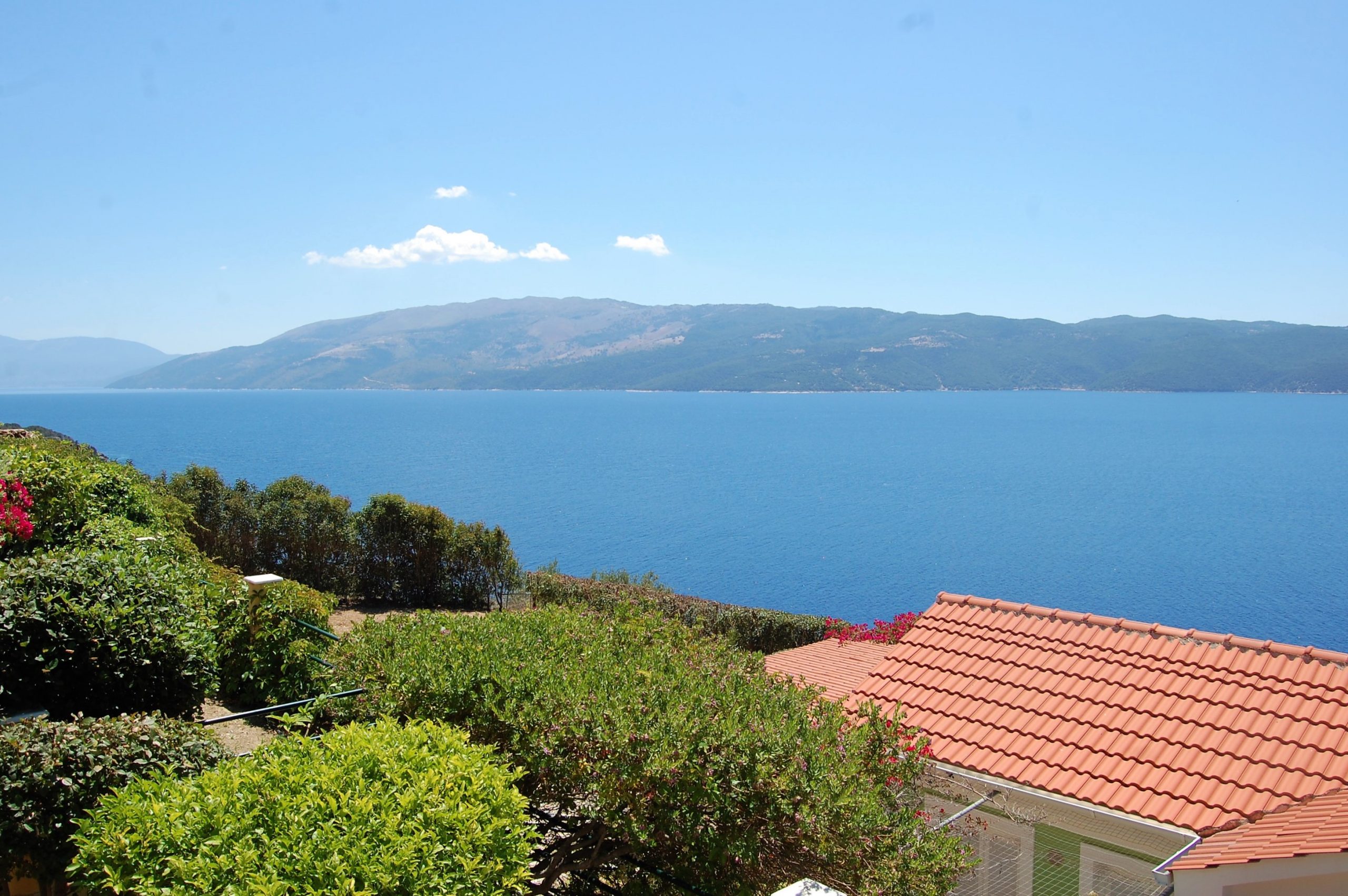 View from property for sale on Ithaca Greece, Stavros