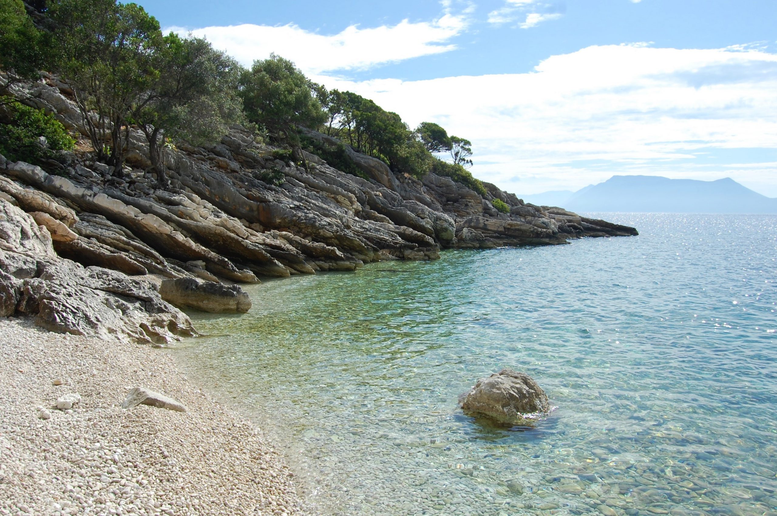 Beach of land for sale on Ithaca Greece, Meganisi
