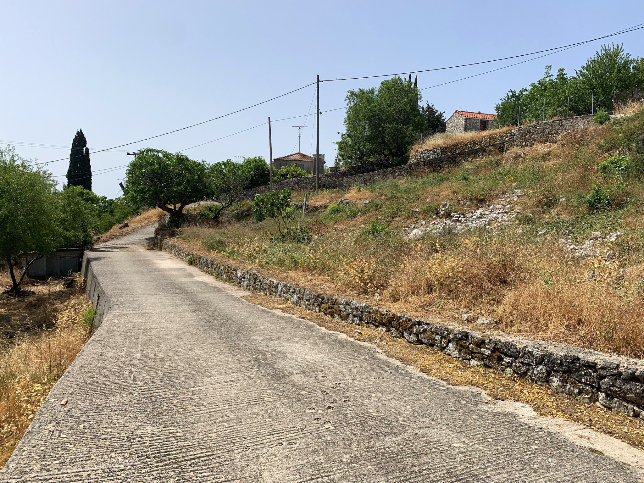 Road access to land for sale Ithaca Greece,Anoghi