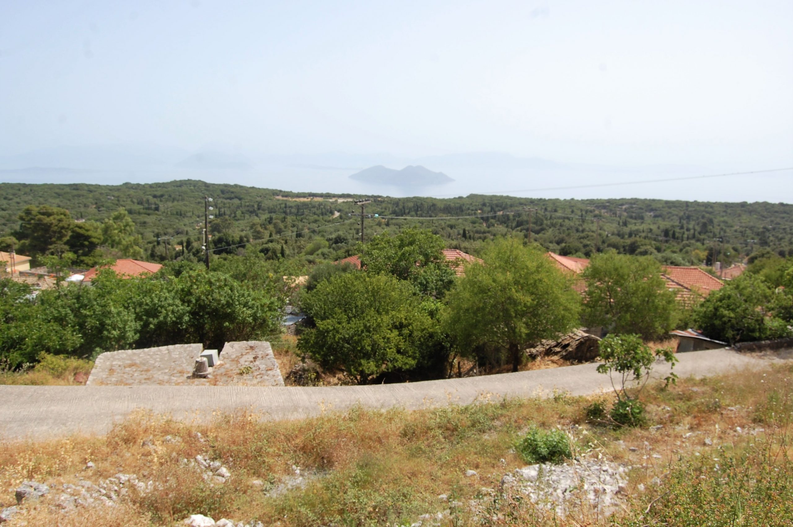 Landscape of land for sale Ithaca Greece,Anoghi