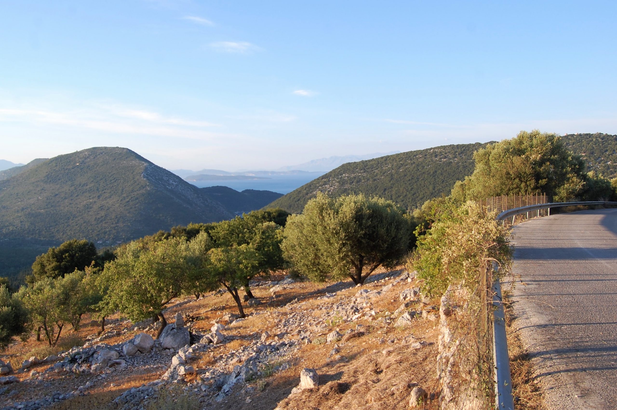 Landscape and views from land for sale on Ithaca Greece, Stavros