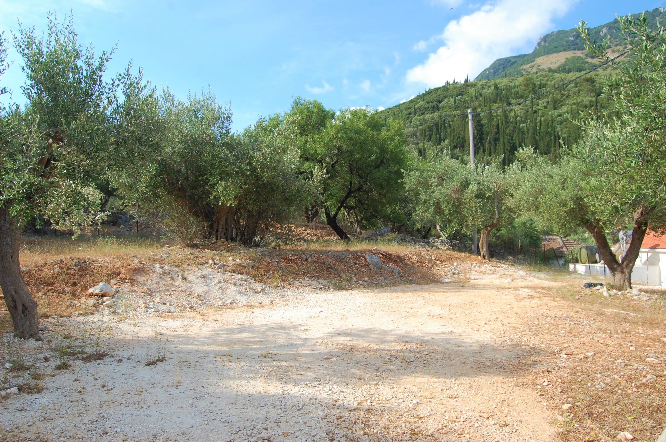Terrain and landscape of land for sale on Ithaca Greece, Vathi