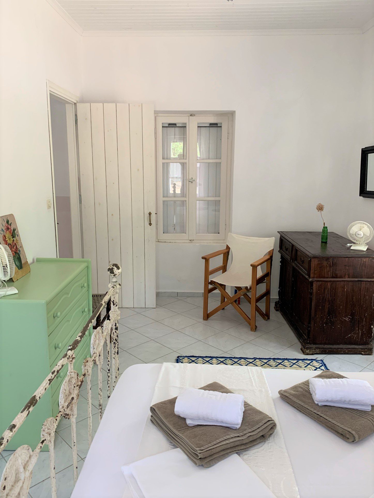 Bedroom of holiday house for Rent on Ithaca Greece, Afales