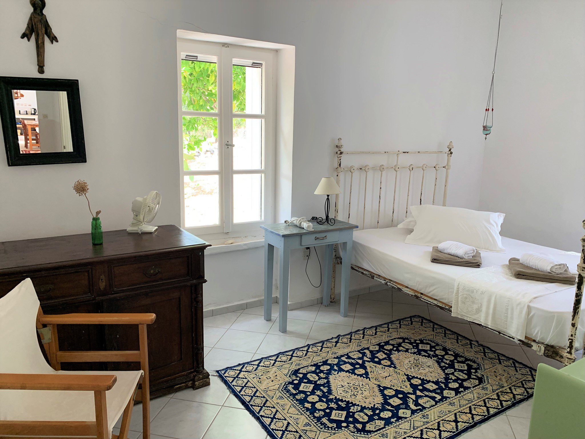 Bedroom of holiday house for Rent on Ithaca Greece, Afales