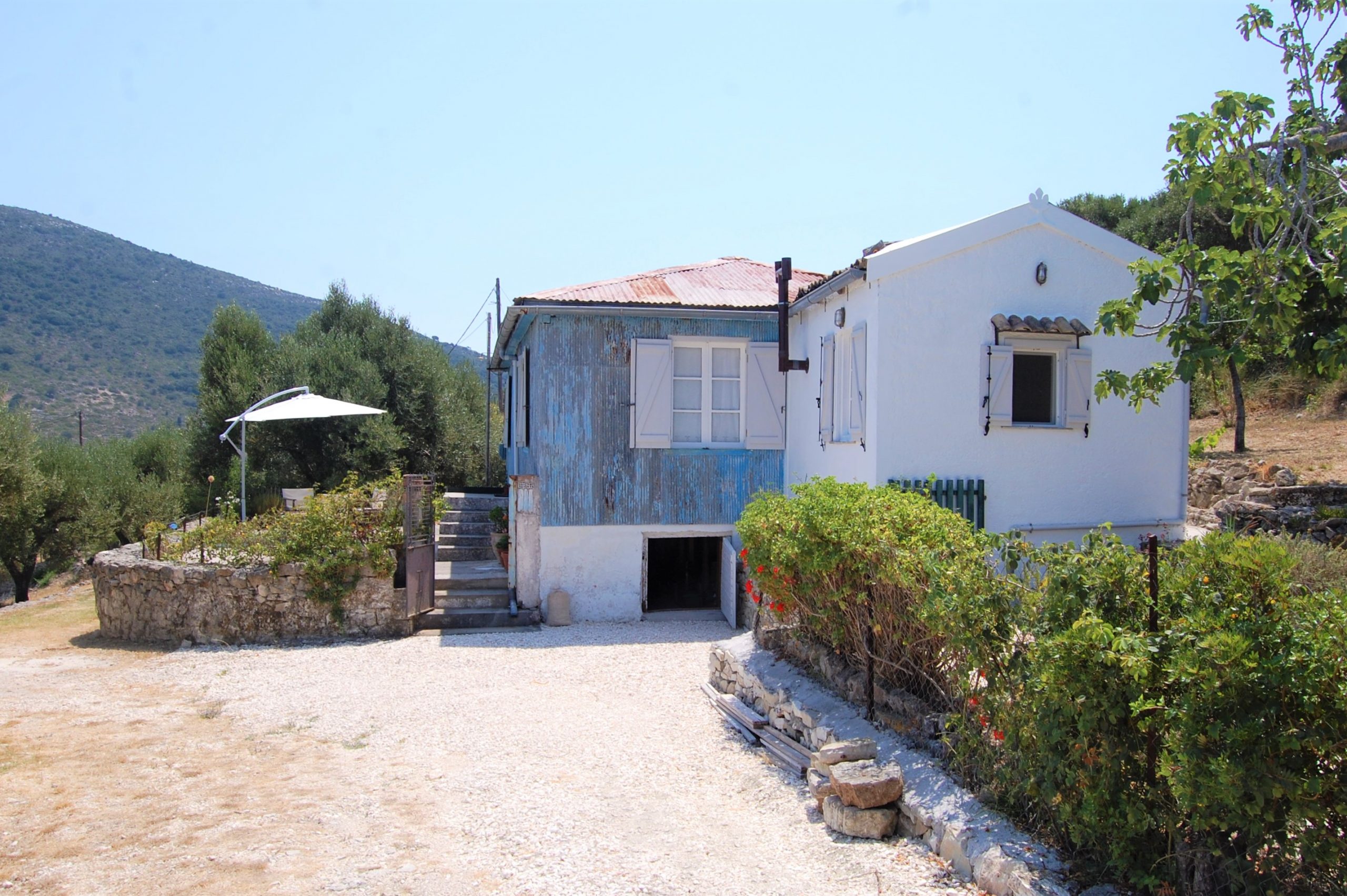 Outdoor space of house for sale in Ithaca Greece,Ag Saranta