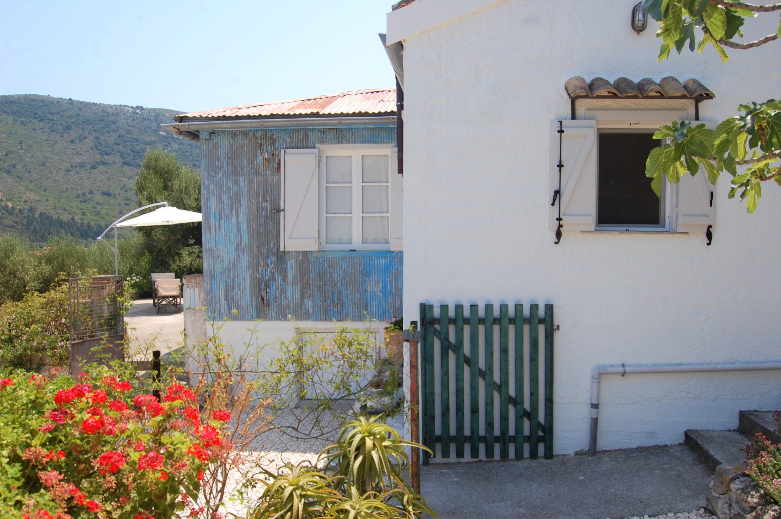 Exterior of house for sale in Ithaca Greece,Ag Saranta