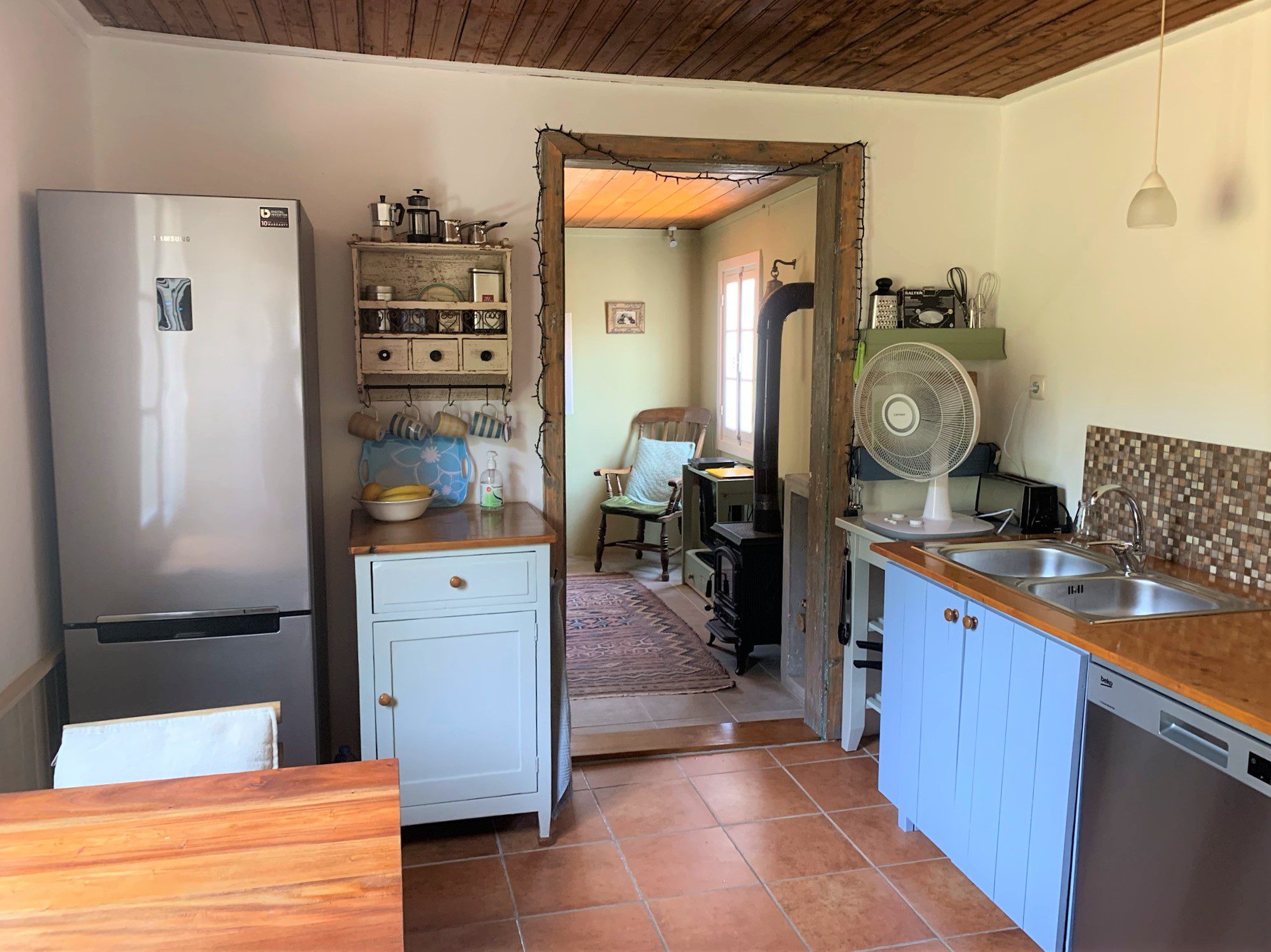 Kitchen space of house for sale in Ithaca Greece,Ag Saranta