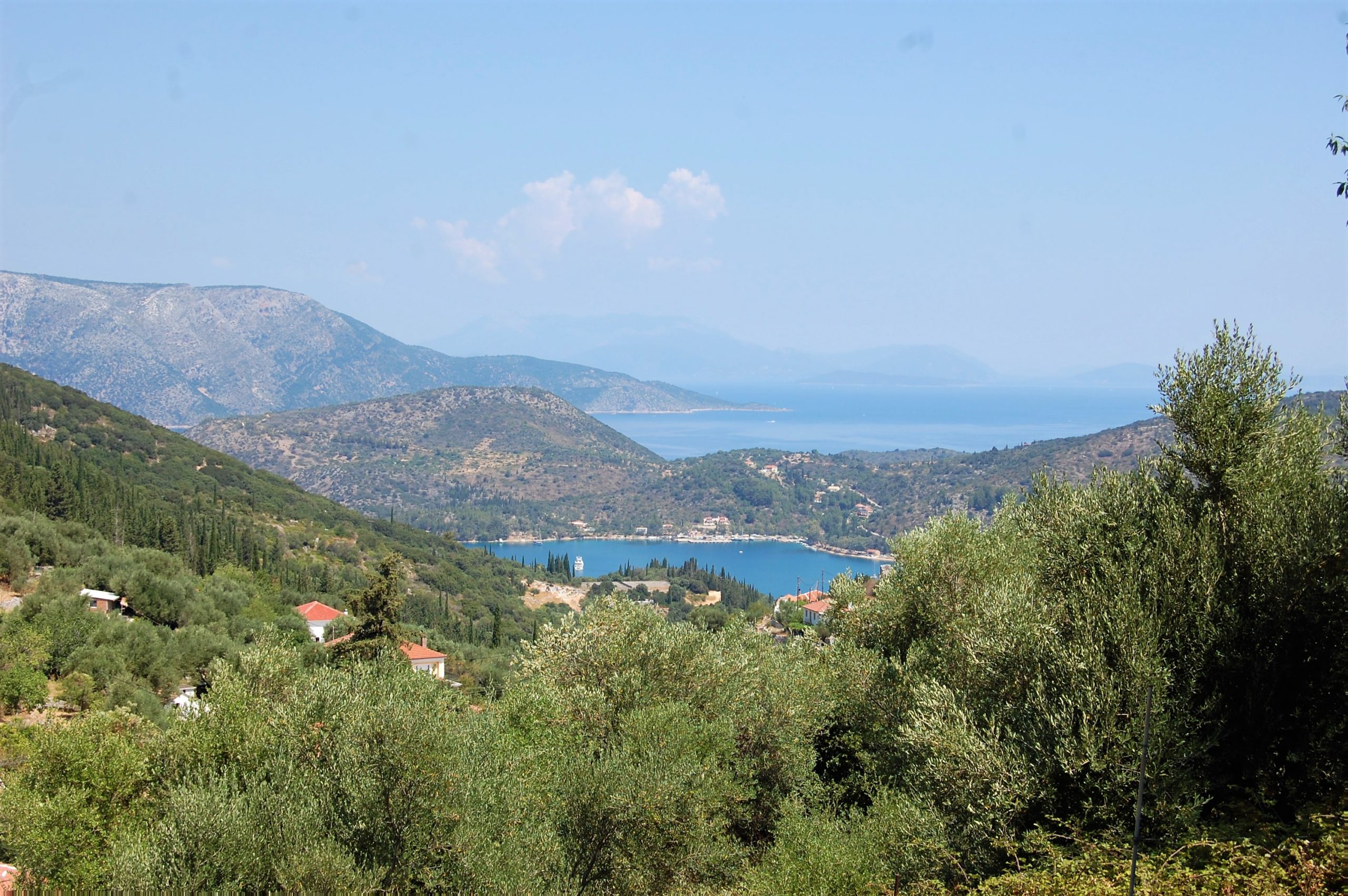 Views from house for sale in Ithaca Greece, Perachori