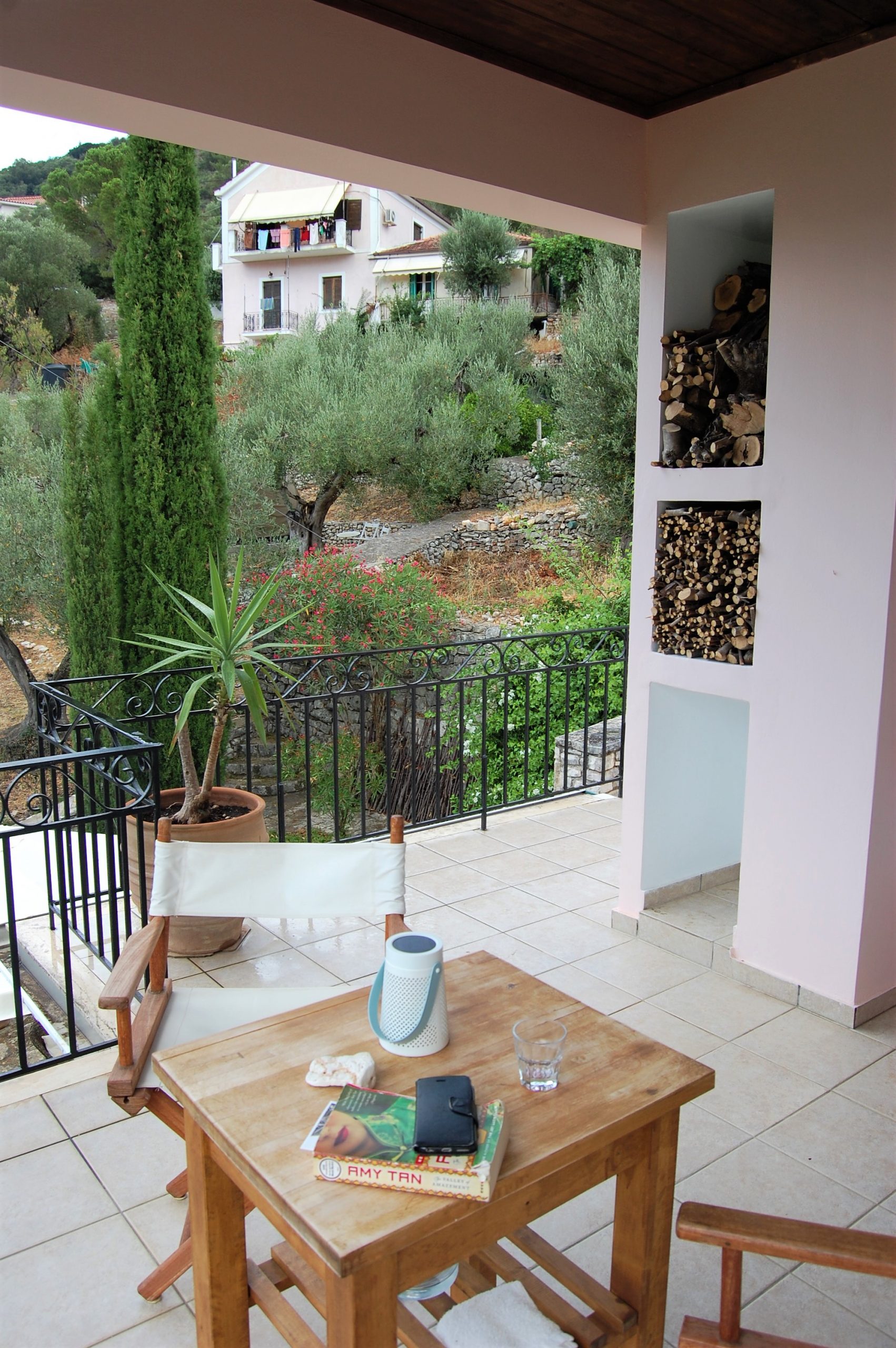 Balcony of house for sale in Ithaca Greece, Vathi