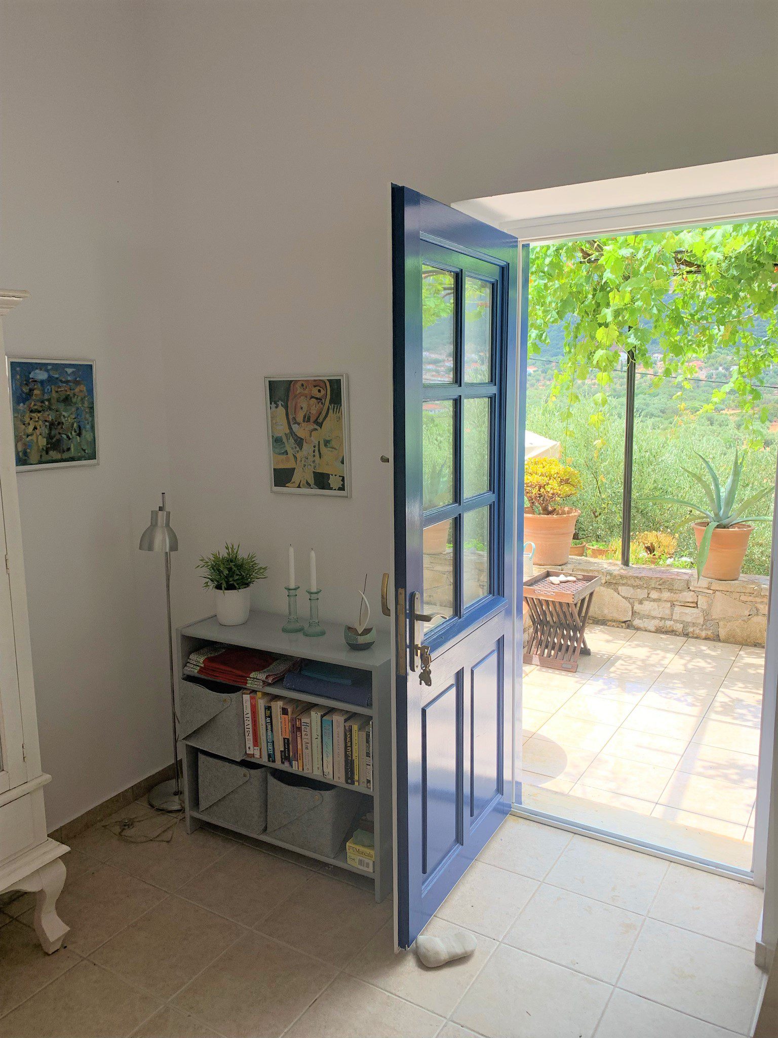 Entrance of house for sale in Ithaca Greece, Vathi