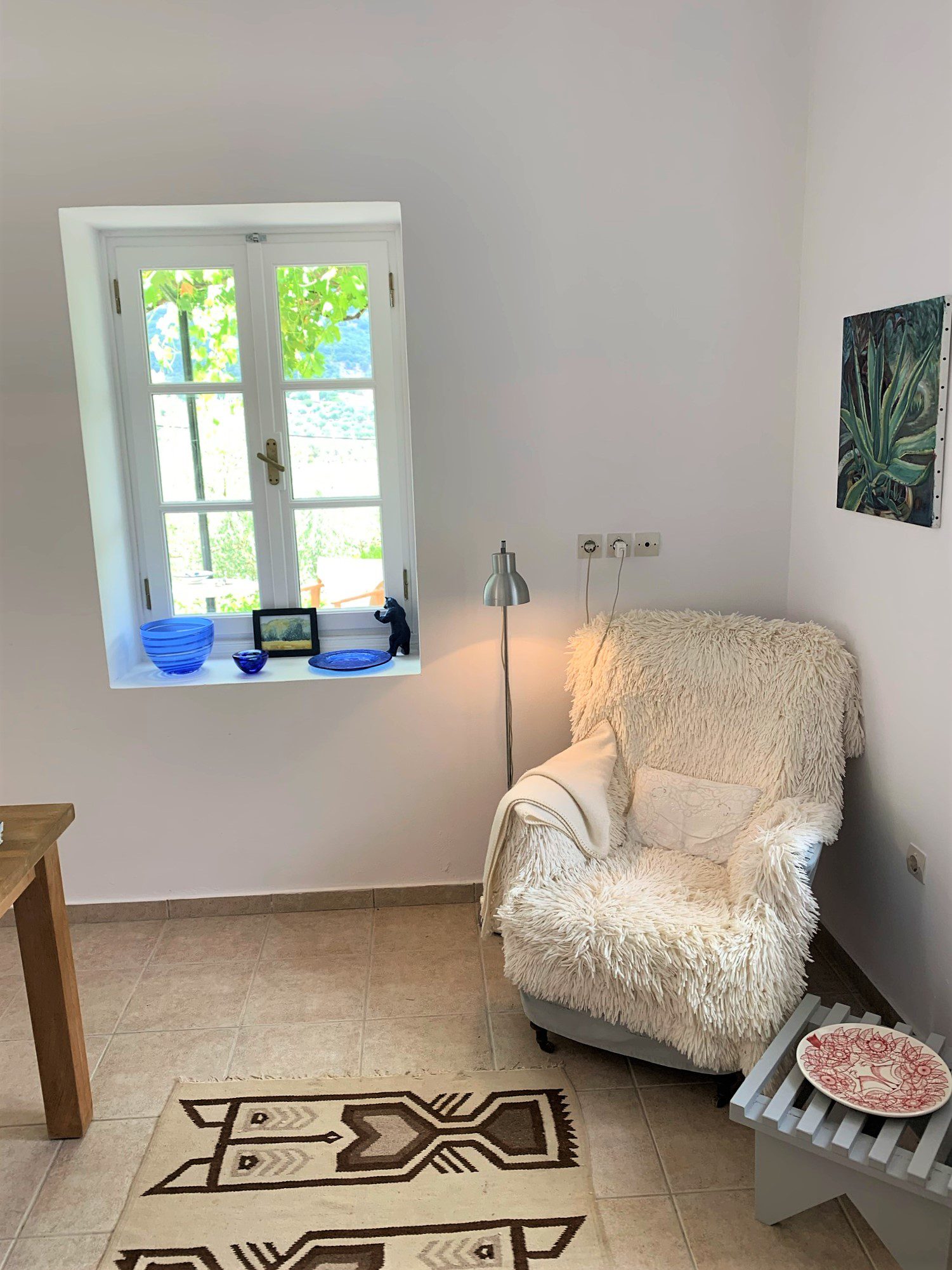 Living room of house for sale in Ithaca Greece, Vathi