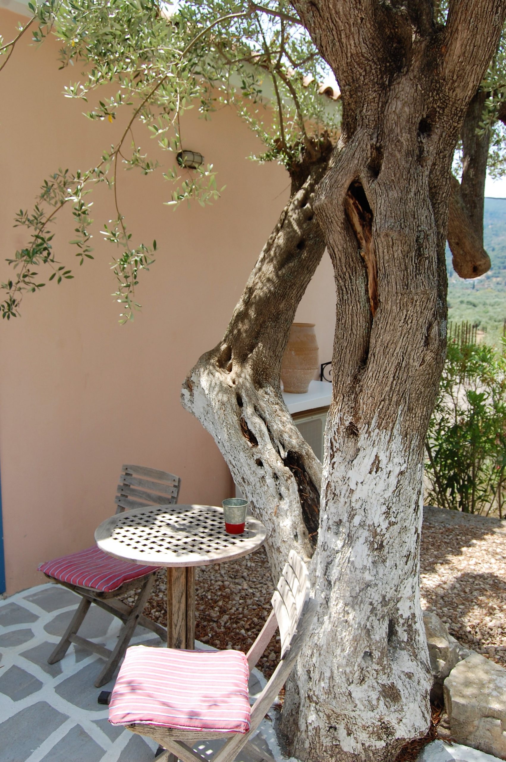 Stone terrace and garden house for sale in Ithaca Greece, Vathi