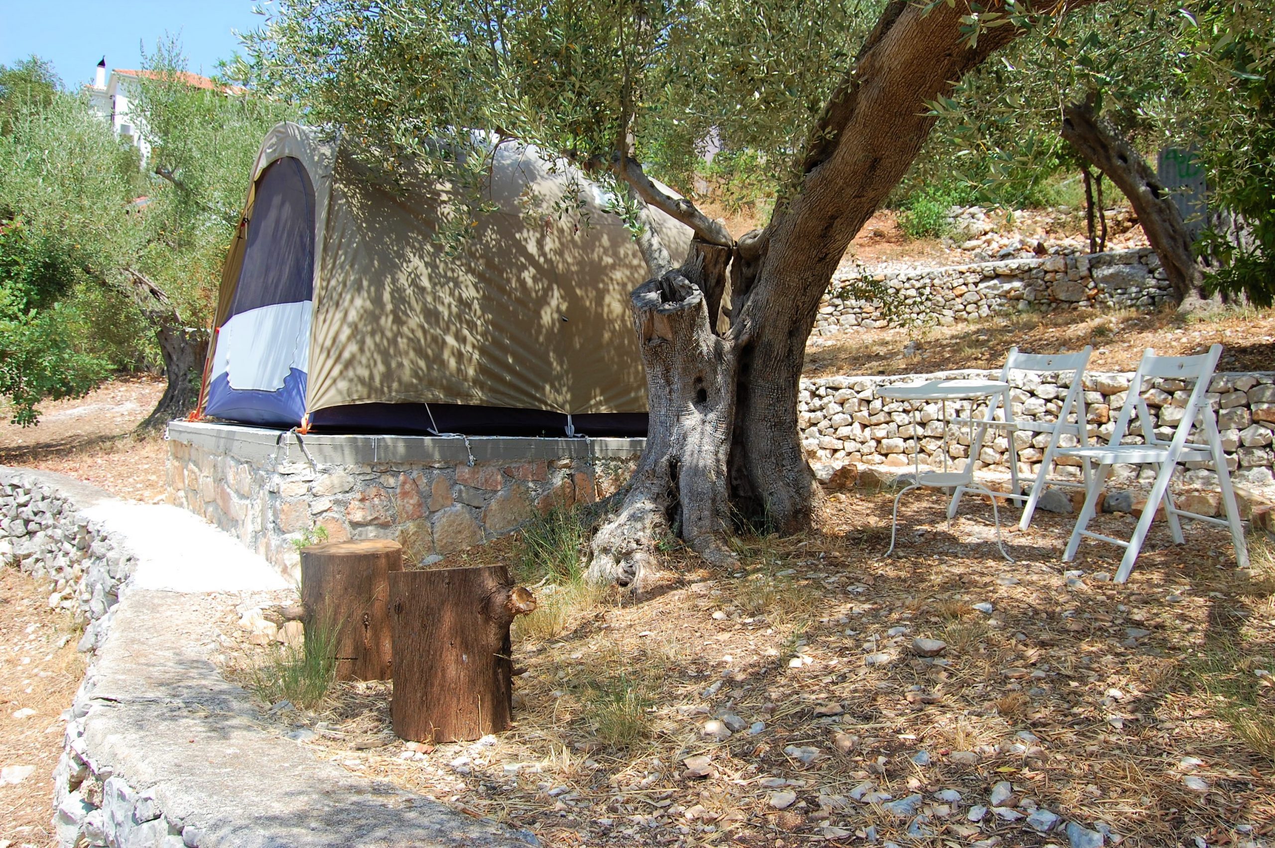 Tent for rental purpose in house for sale in Ithaca Greece, Vathi