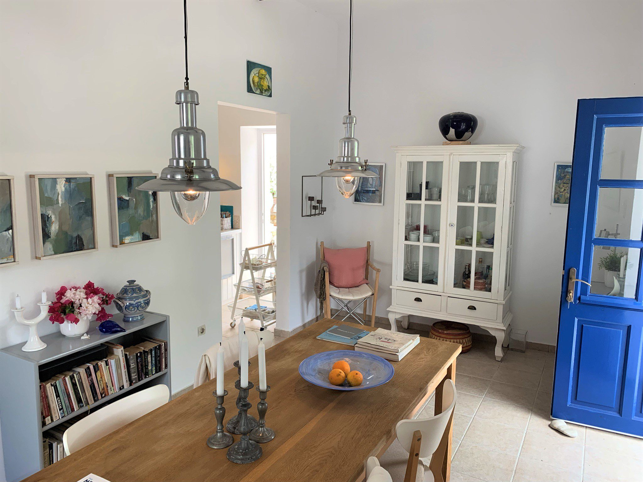 Living room of house for sale in Ithaca Greece, Vathi