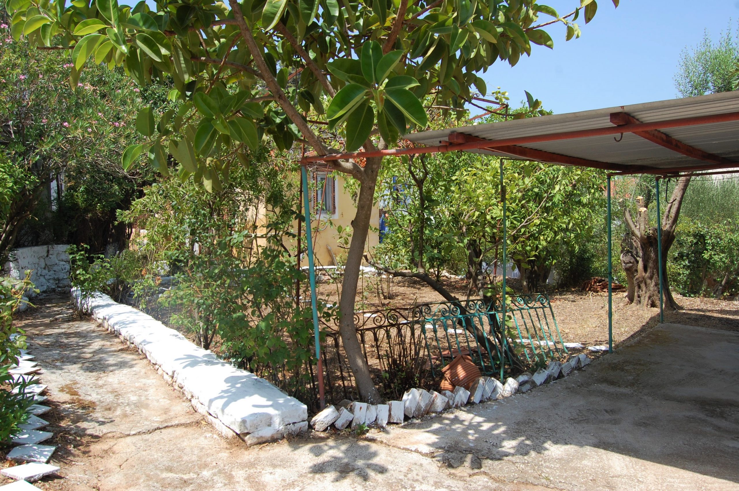 Garden of house for sale in Ithaca Greece, Vathi