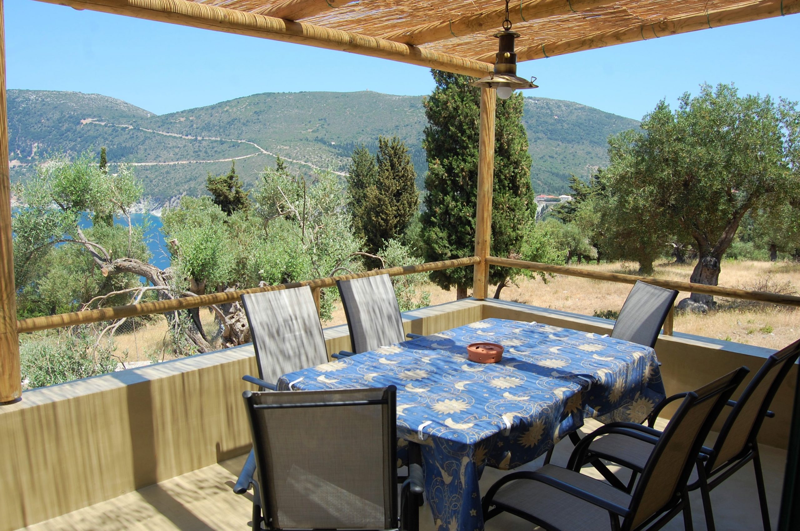 Outdoor space of house for rent in Ithaca Greece,Kolleri
