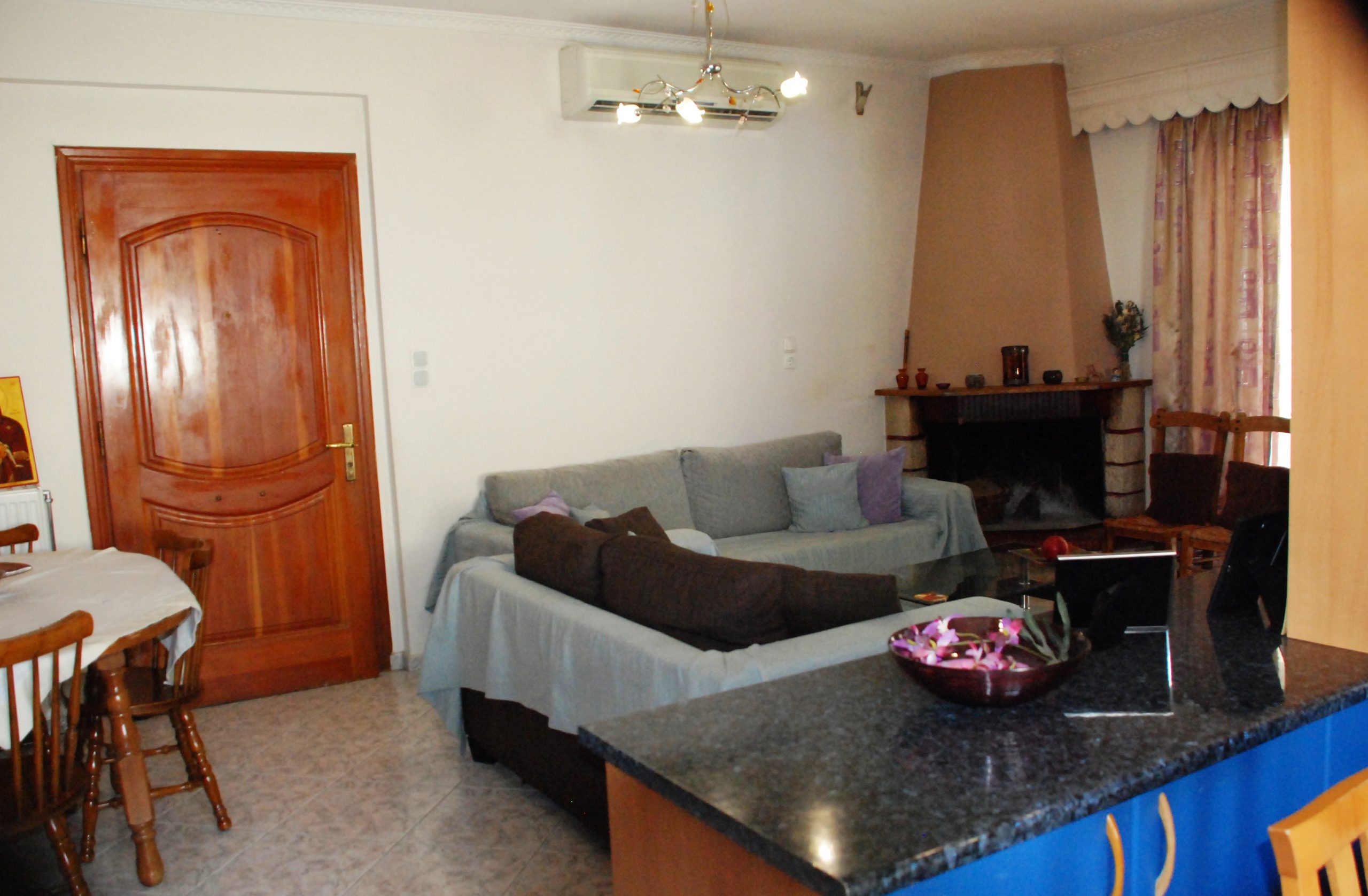 Living room area of house for sale in Patra Greece, Patra