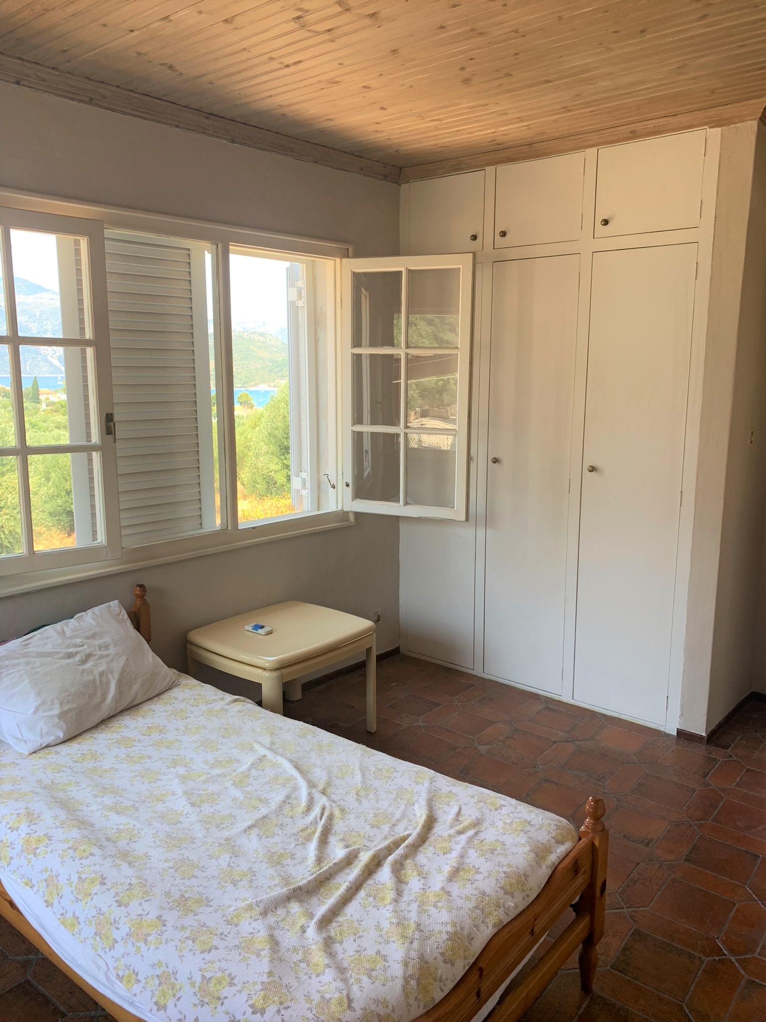 Bedroom of house for sale on Ithaca Greece, Vathi