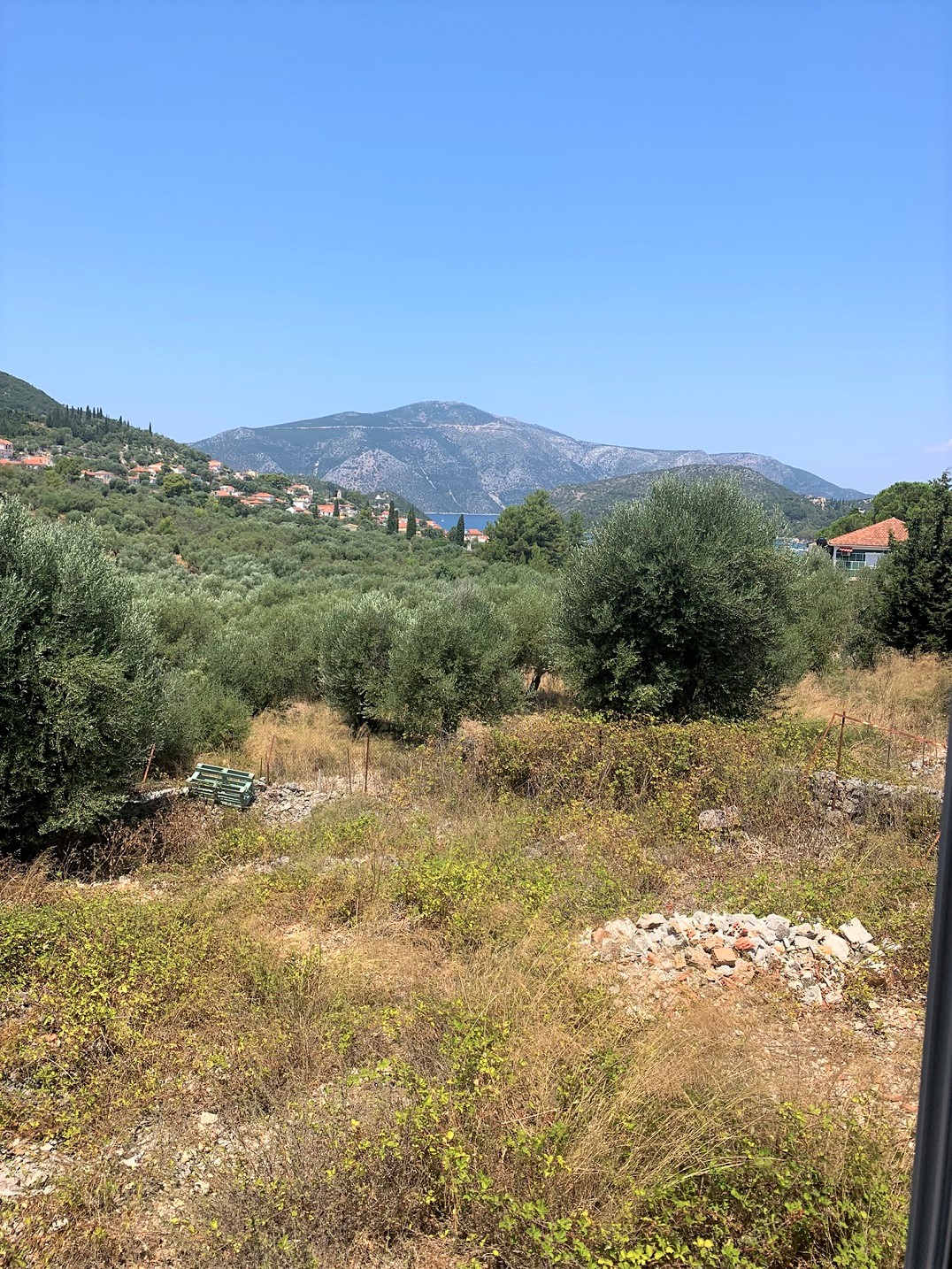 Views from house for sale on Ithaca Greece, Vathi