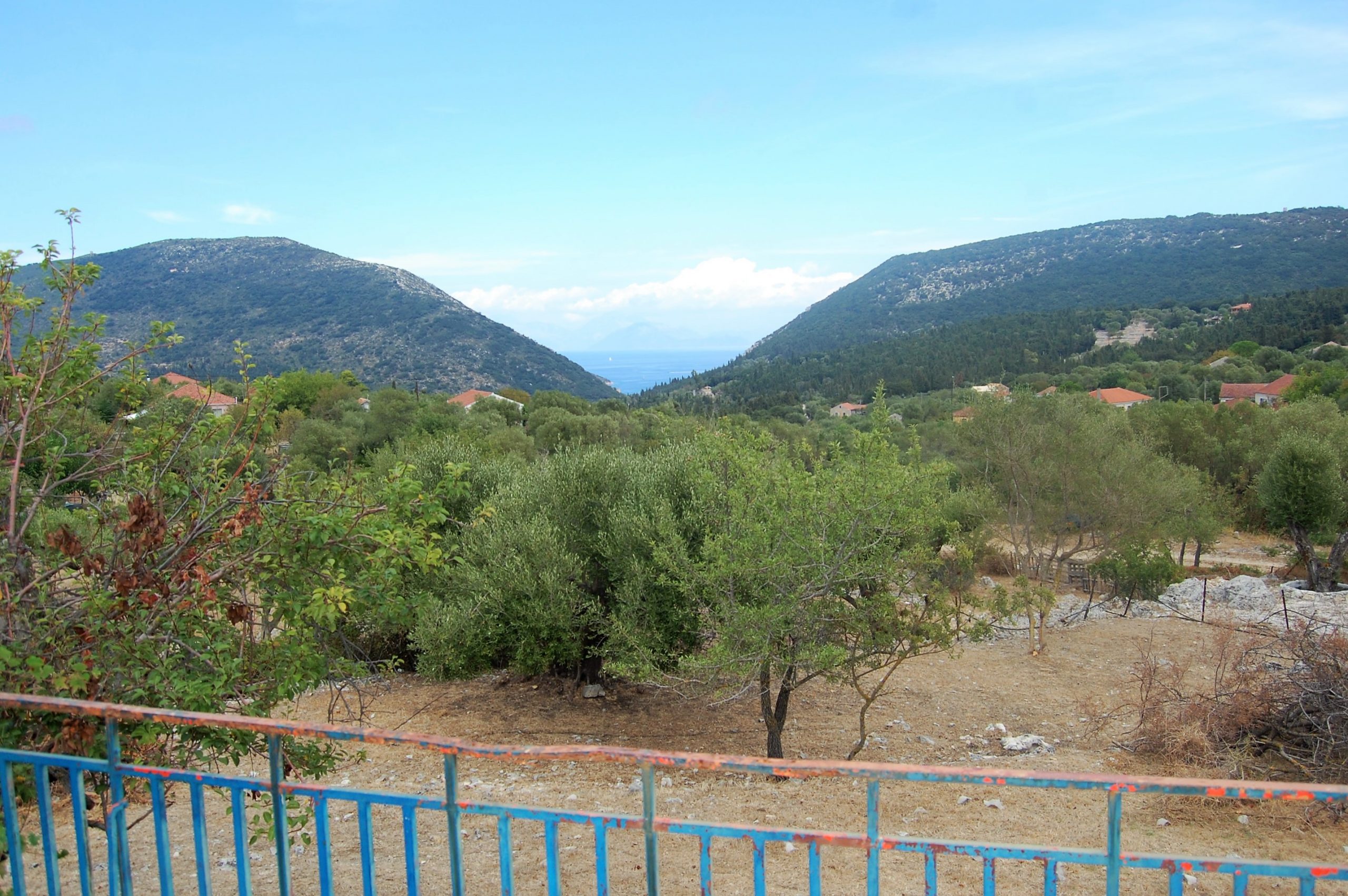 Θέα από οικόπεδο προς πώληση Ιθάκα Ελλάδα, Σταυρός