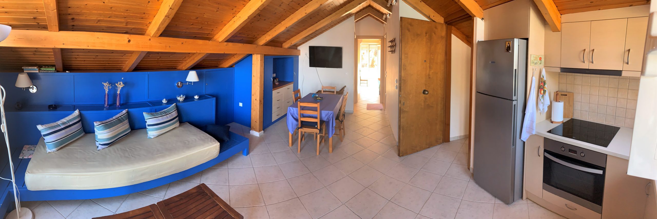 Interior of apartments for rent in Ithaca Greece, Fikes