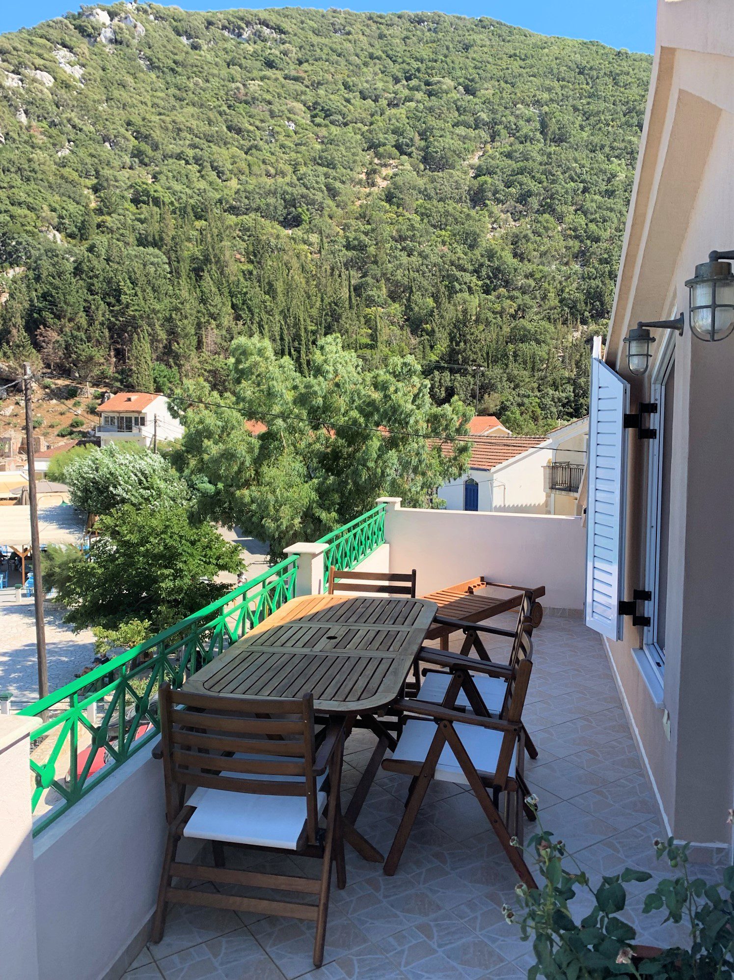 Sea views of apartment for rent in Ithaca Greece, Frikes