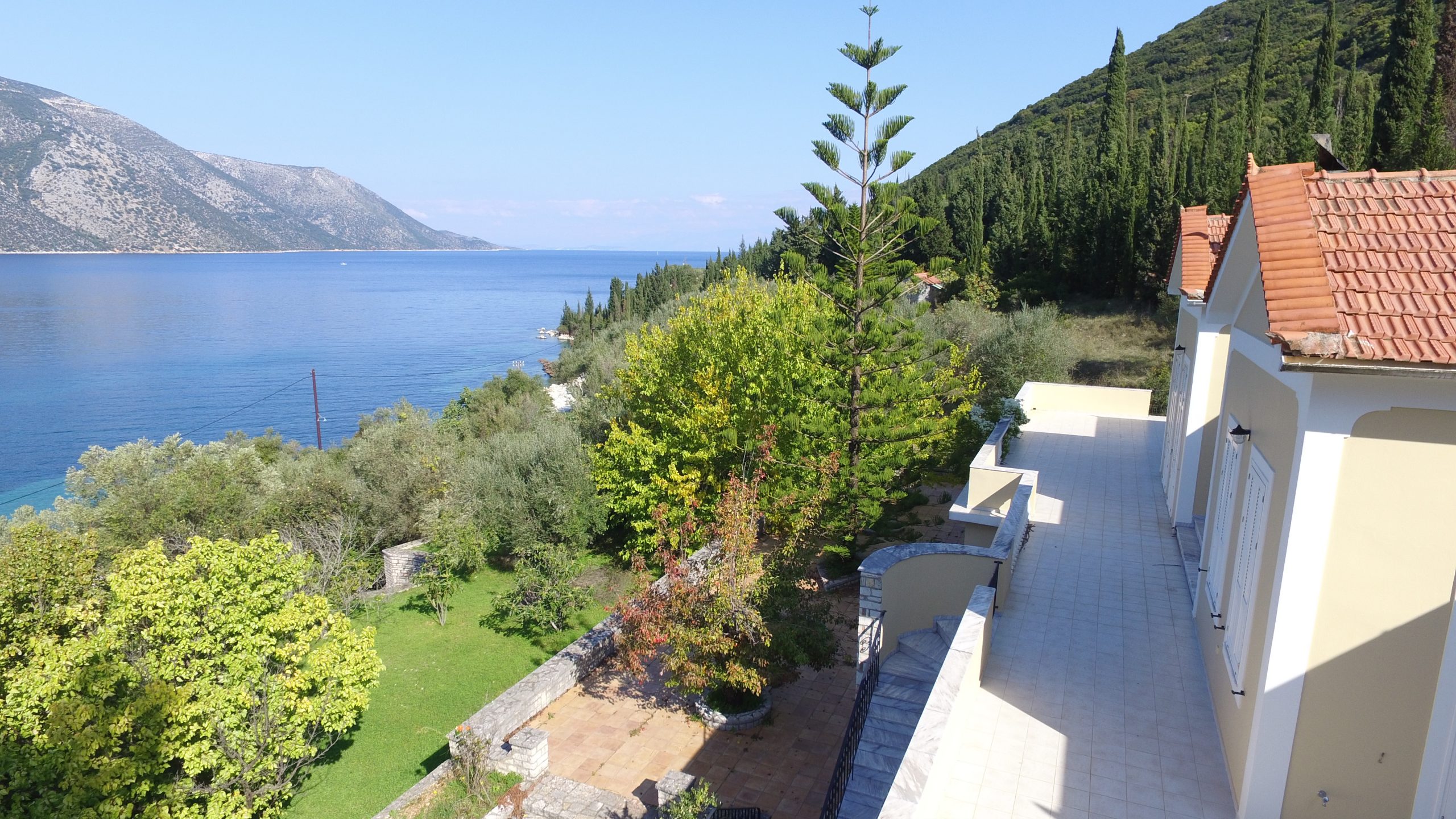Outside area of house for sale Ithaca Greece, Aetos