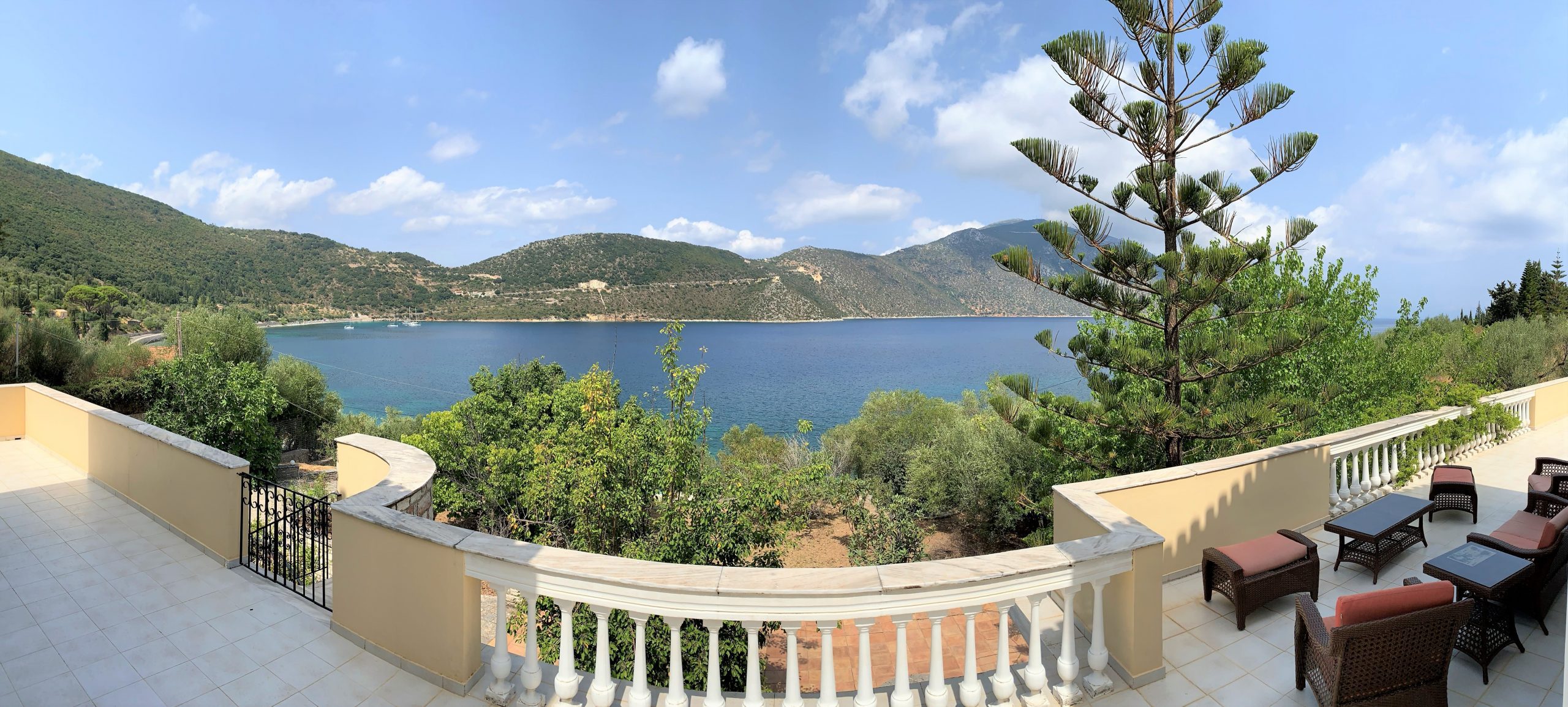 View of house for sale Ithaca Greece, Aetos