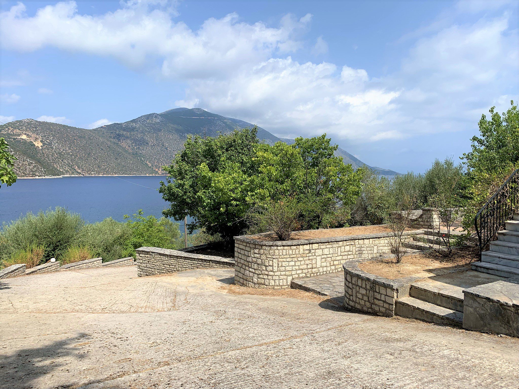 Outdoor area of house for sale Ithaca Greece, Aetos