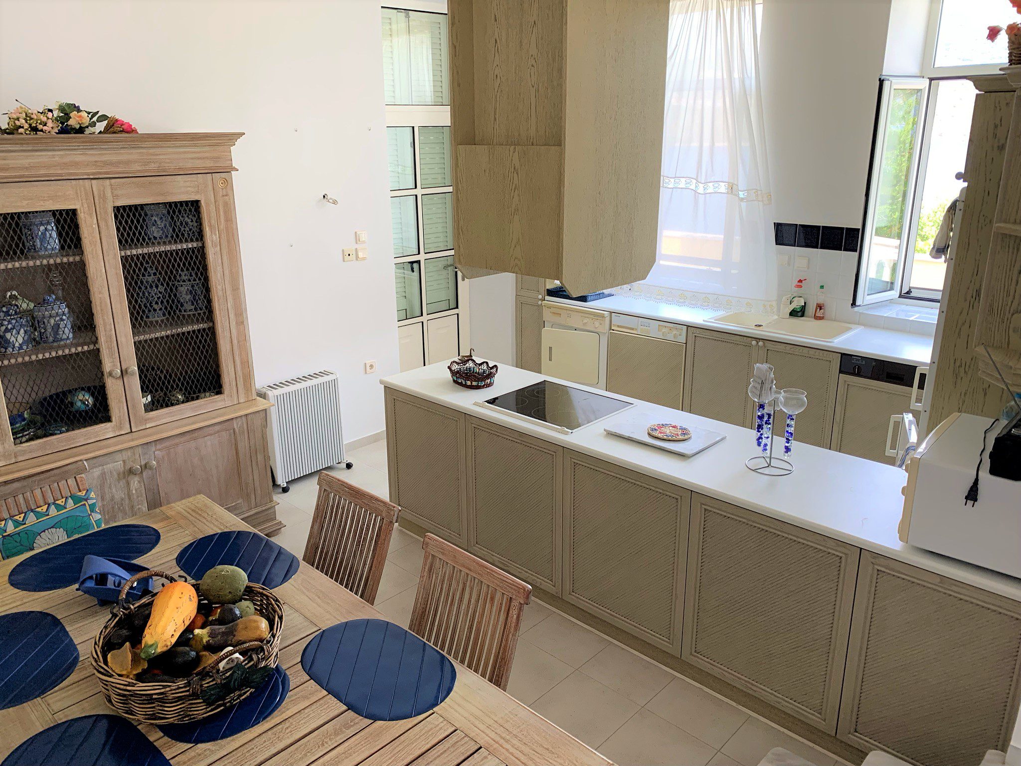 Kitchen of house for sale Ithaca Greece, Aetos