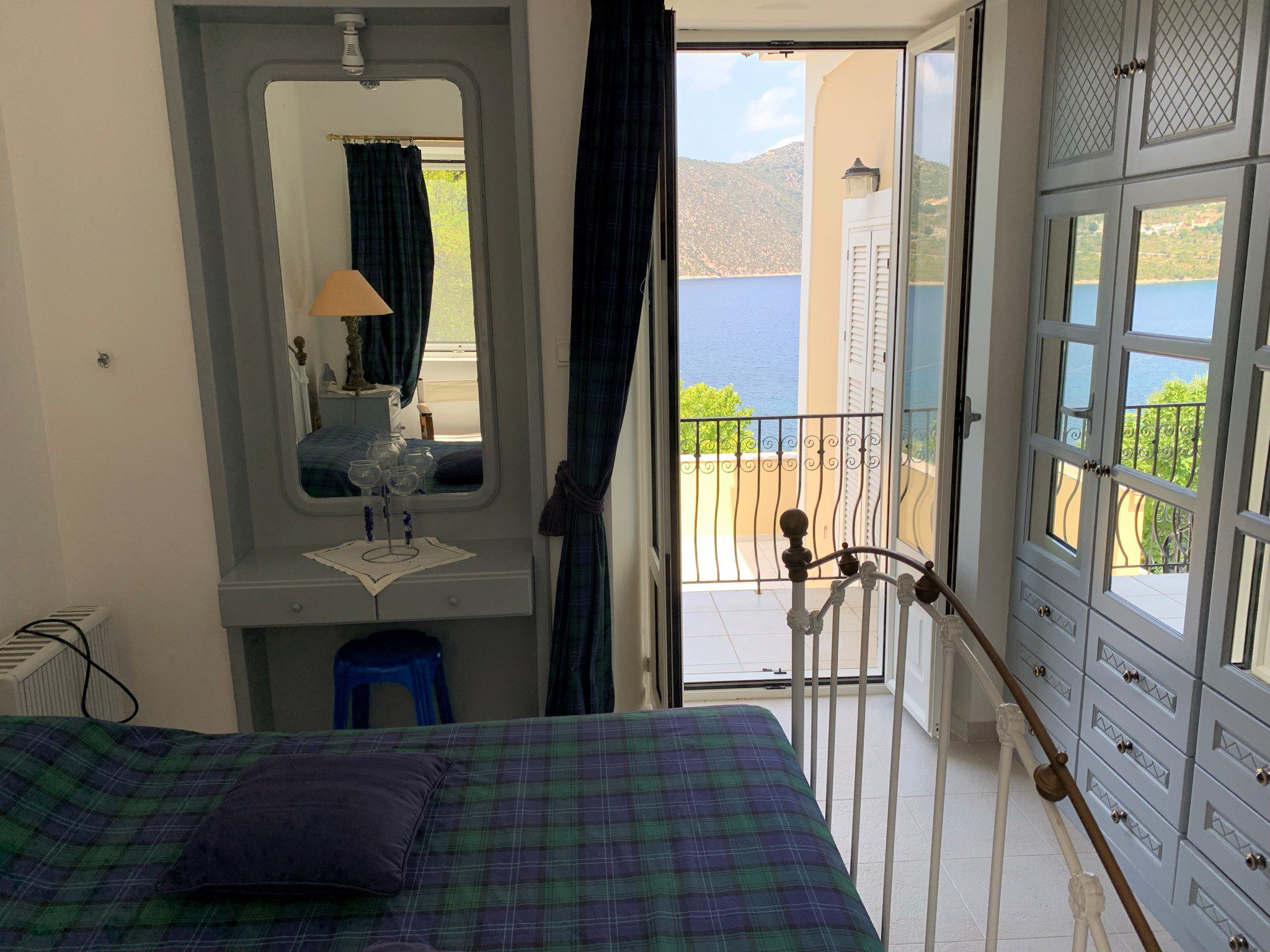 Bedroom of house for sale Ithaca Greece, Aetos
