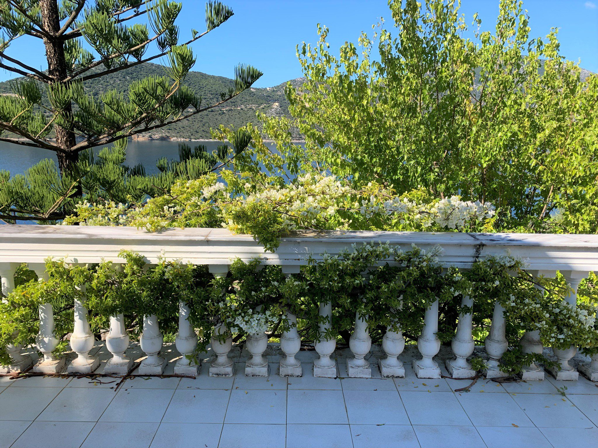 View from balcony of house for sale Ithaca Greece, Aetos