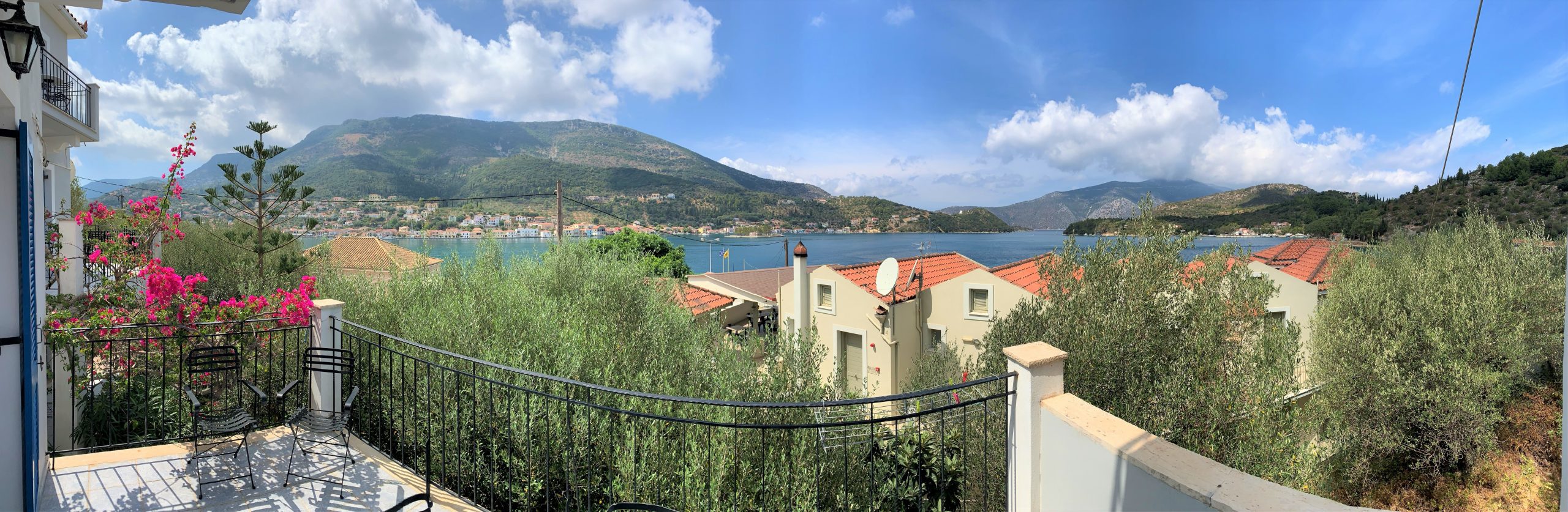 Views from house for sale Ithaca Greece, Vathi