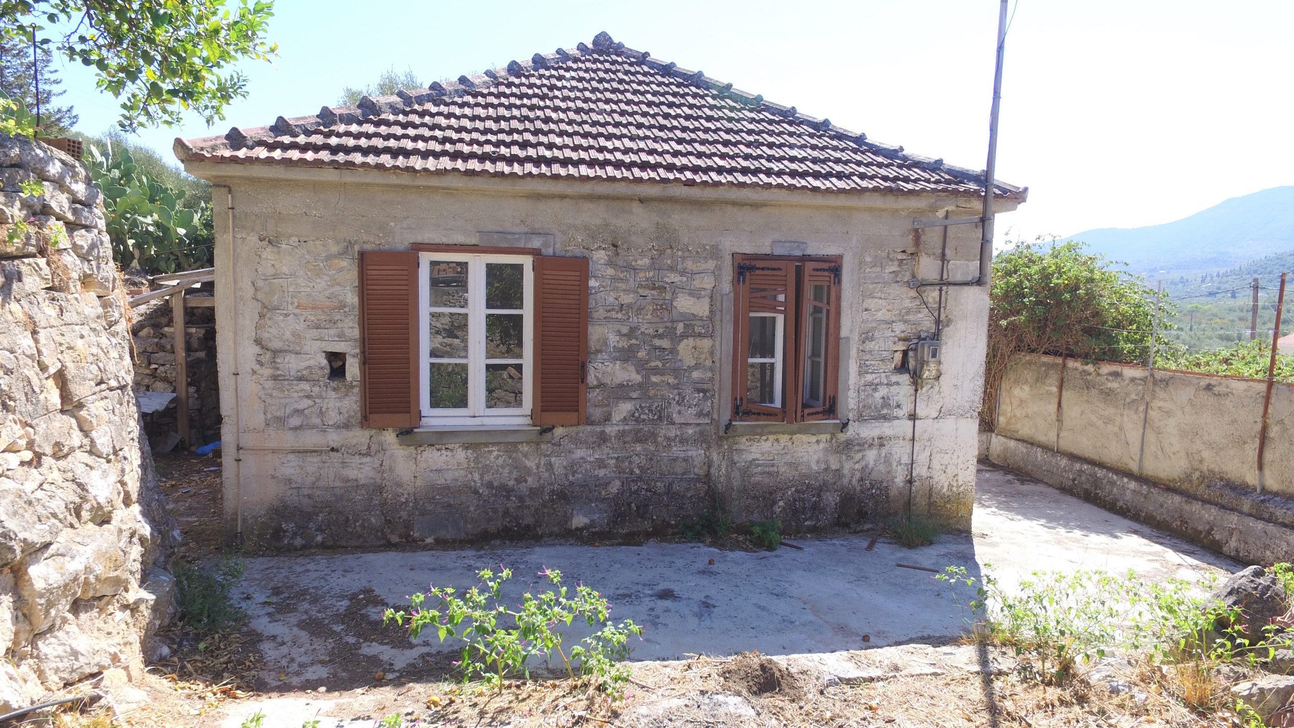 Exterior view of house for sale Ithaca Greece, Vathi