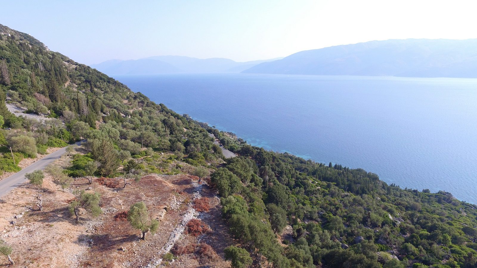 Εναέρια θέα της γης προς πώληση Ιθάκη Ελλάδα, Λευκάκι
