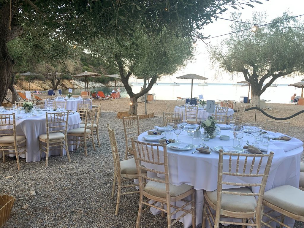 Reception at Filiatro, wedding Ithaca Greece