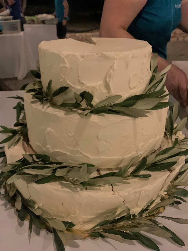 Wedding cake, wedding Ithaca Greece