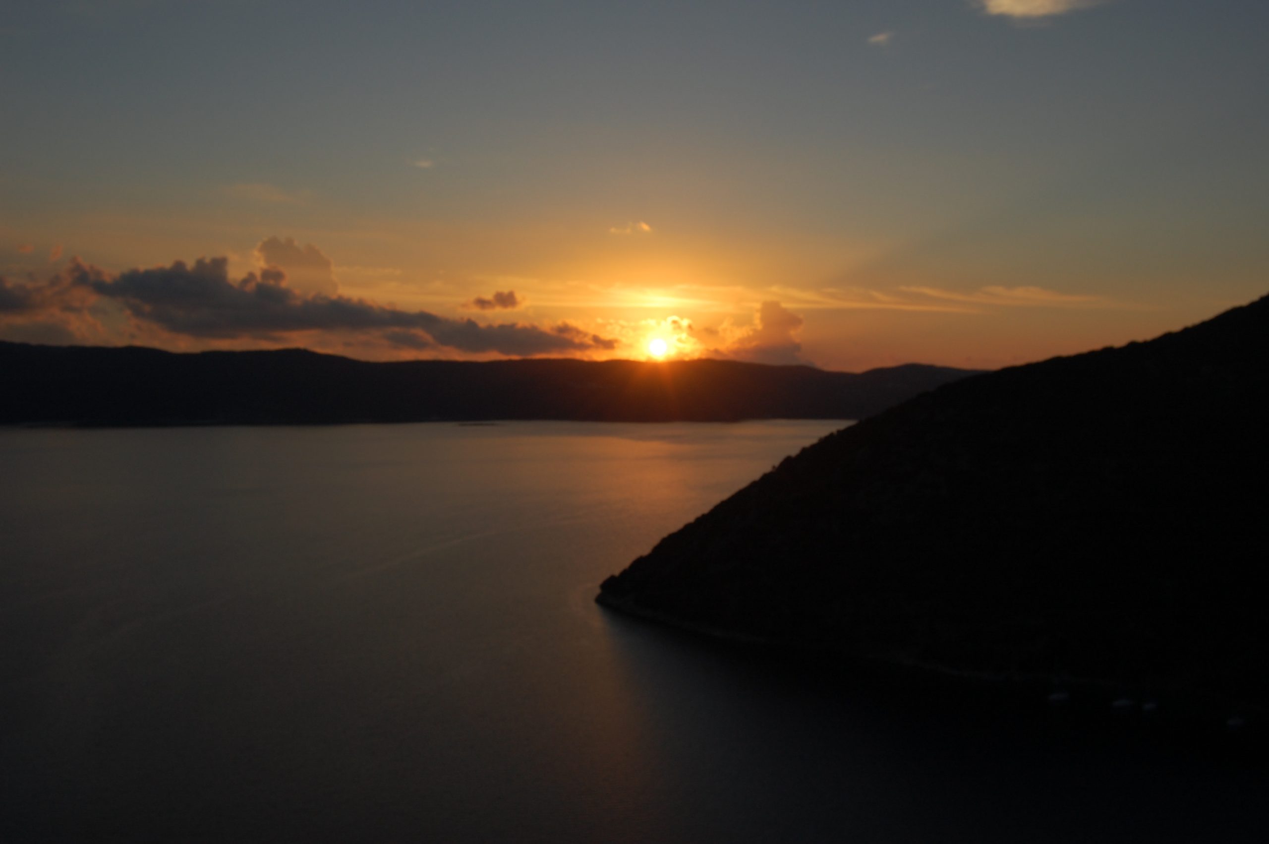 Sunset views from land for sale Ithaca Greece, Stavros