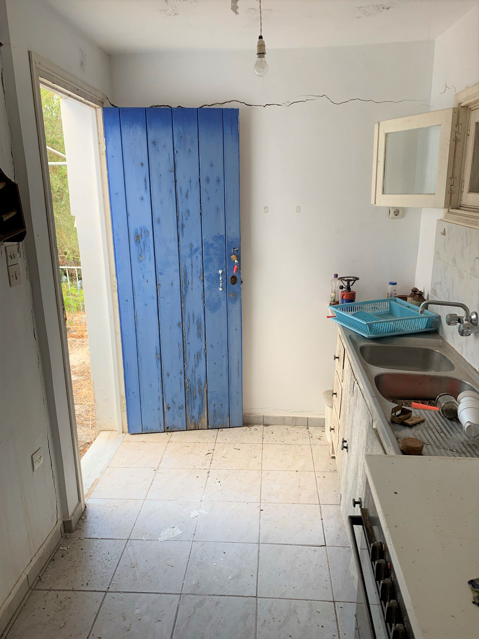 Kitchen area of house for sale Ithaca Greece, Aetos