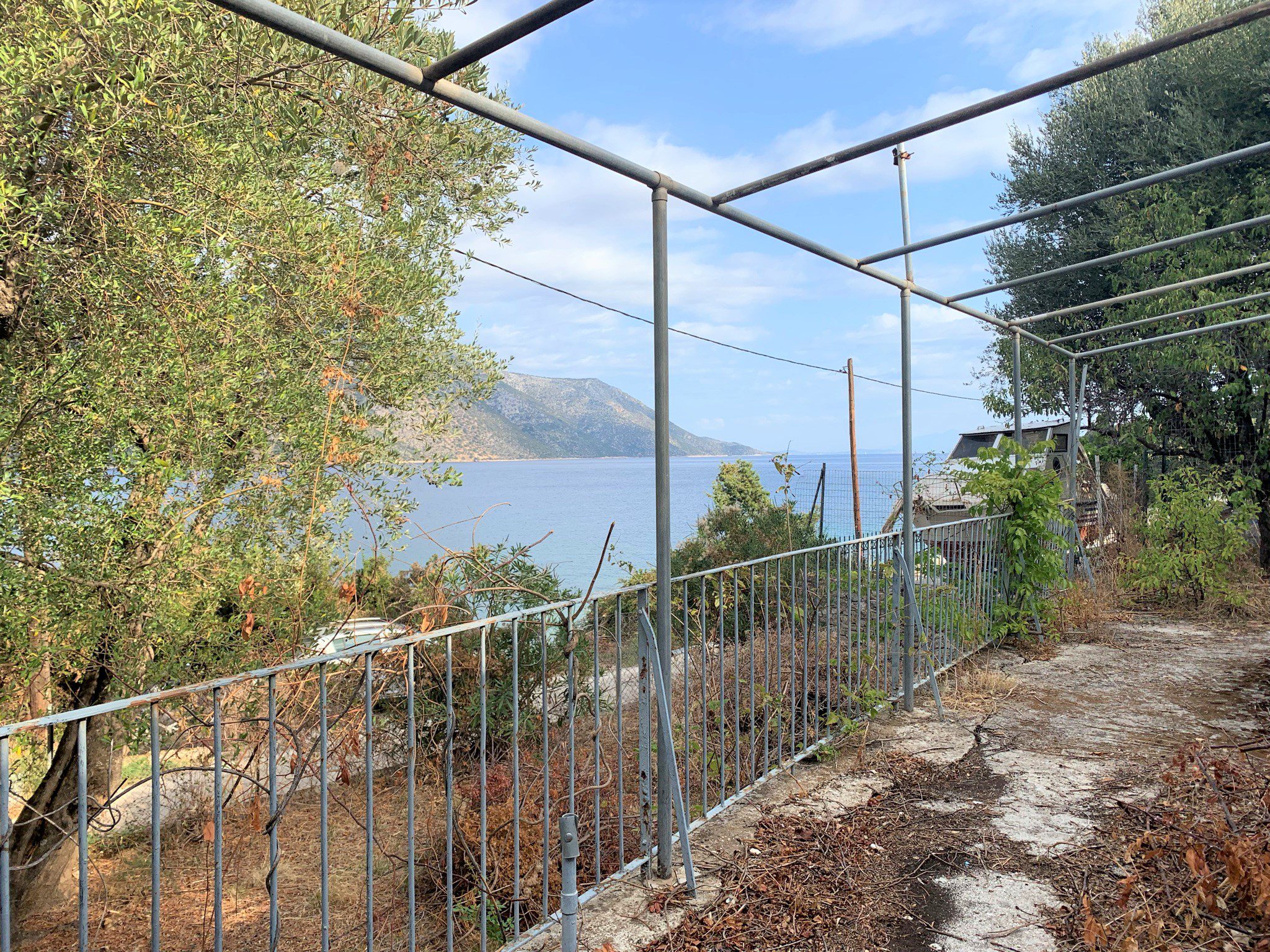 Outdoor area of house for sale Ithaca Greece, Aetos