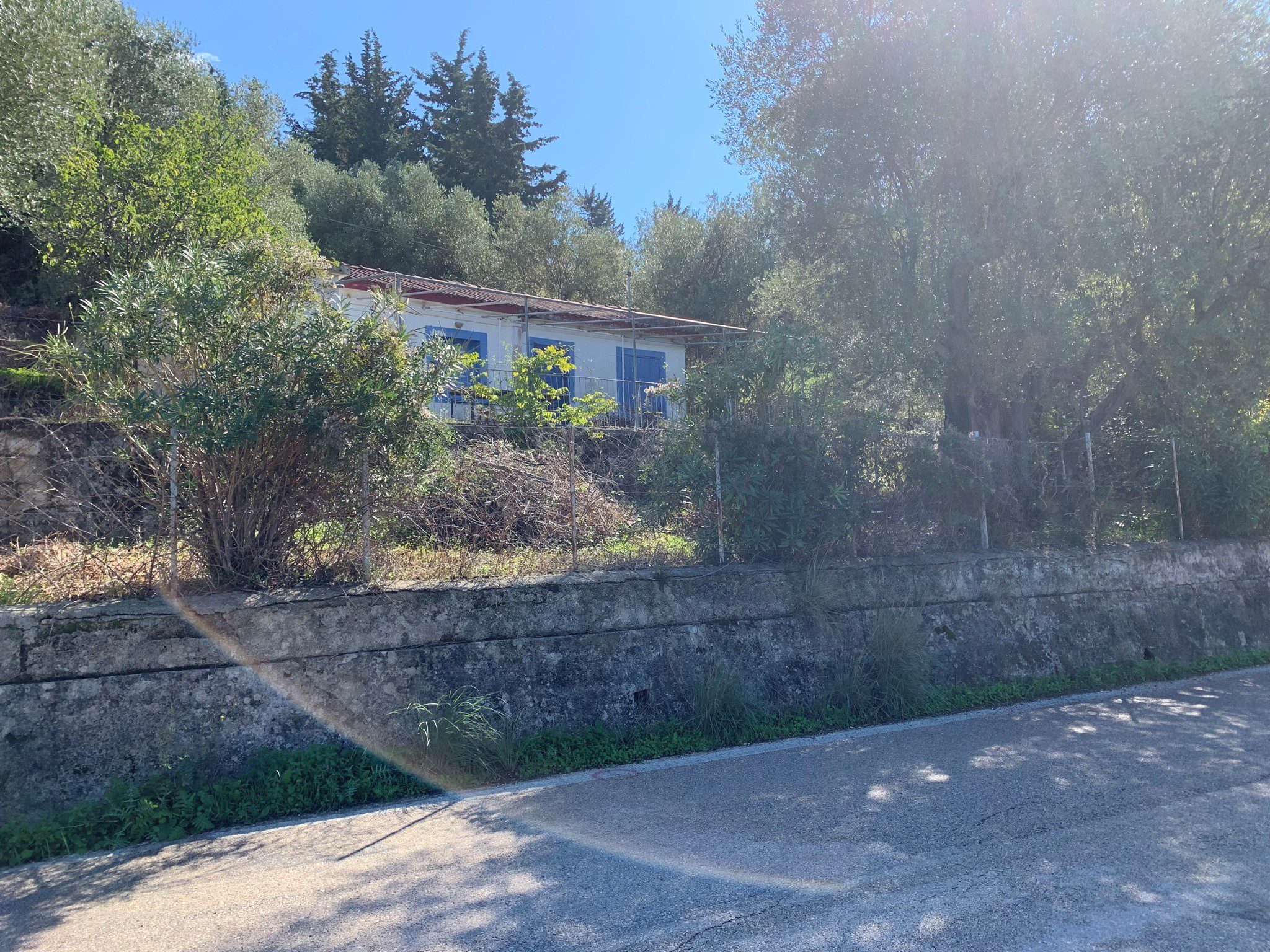 Exterior view of house for sale Ithaca Greece, Aetos