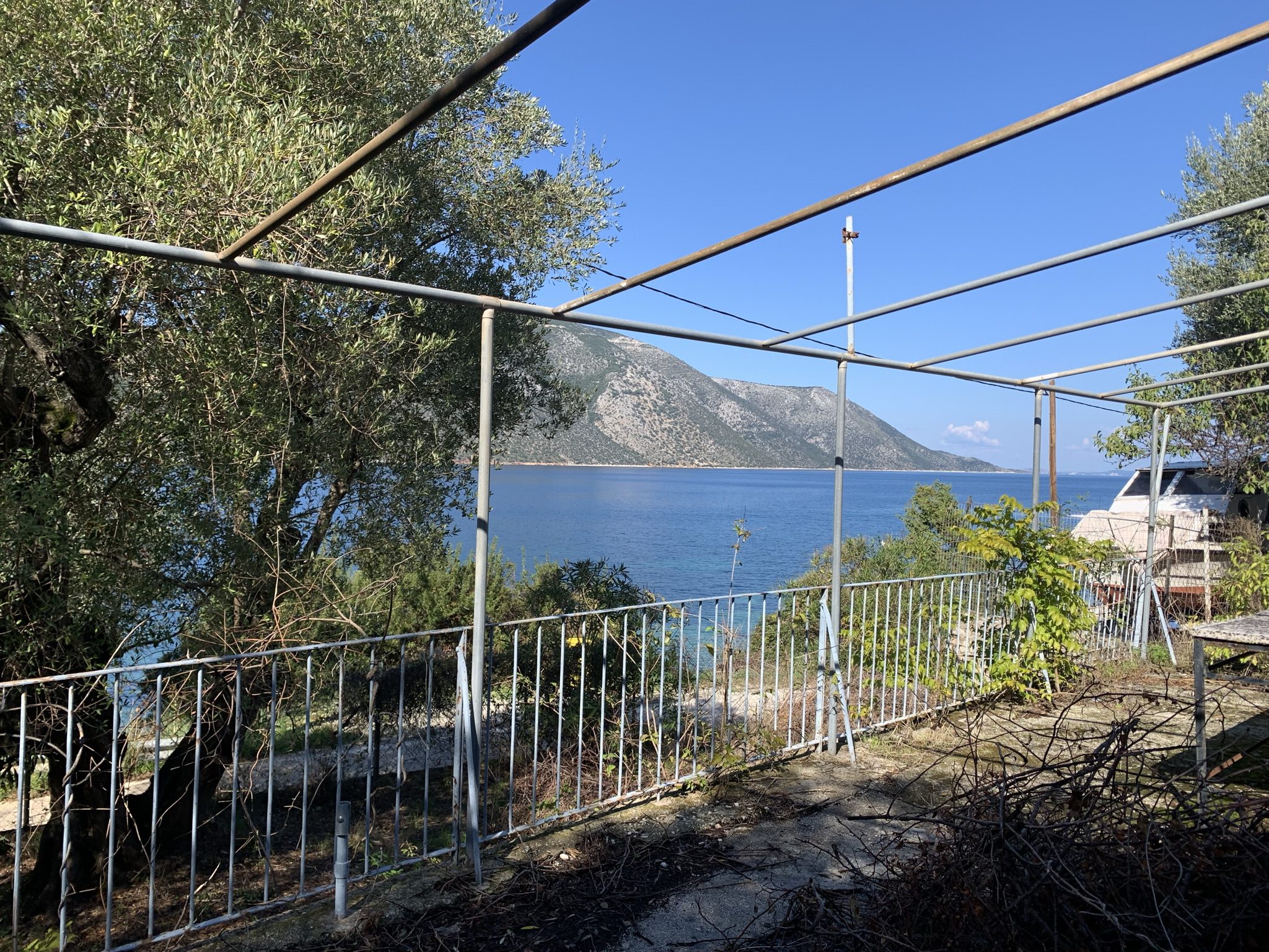 View from house for sale Ithaca Greece, Aetos